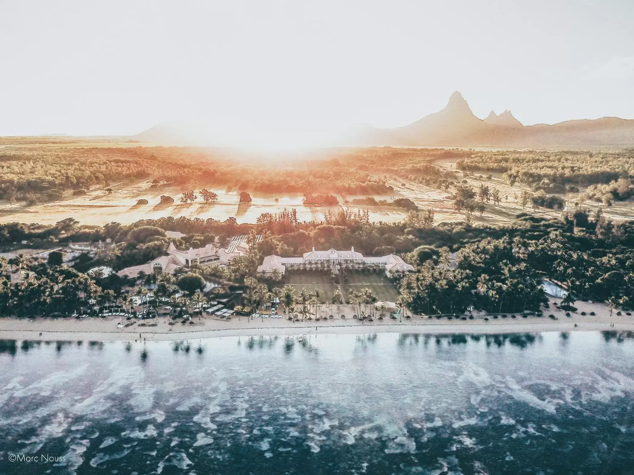 Bird's eye view, Winter in Sugar Beach Mauritius