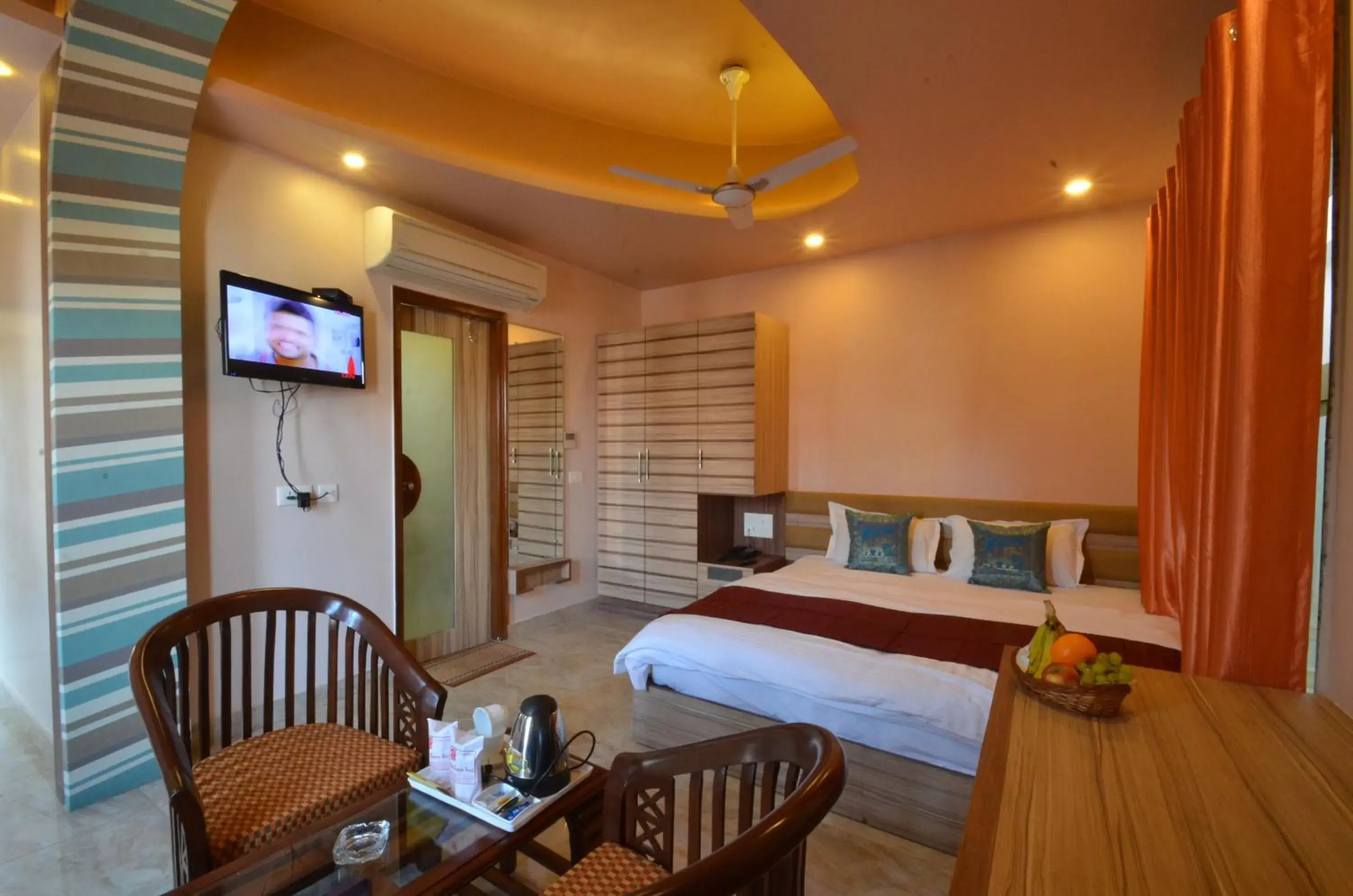 Bed in Hotel Banaras Haveli