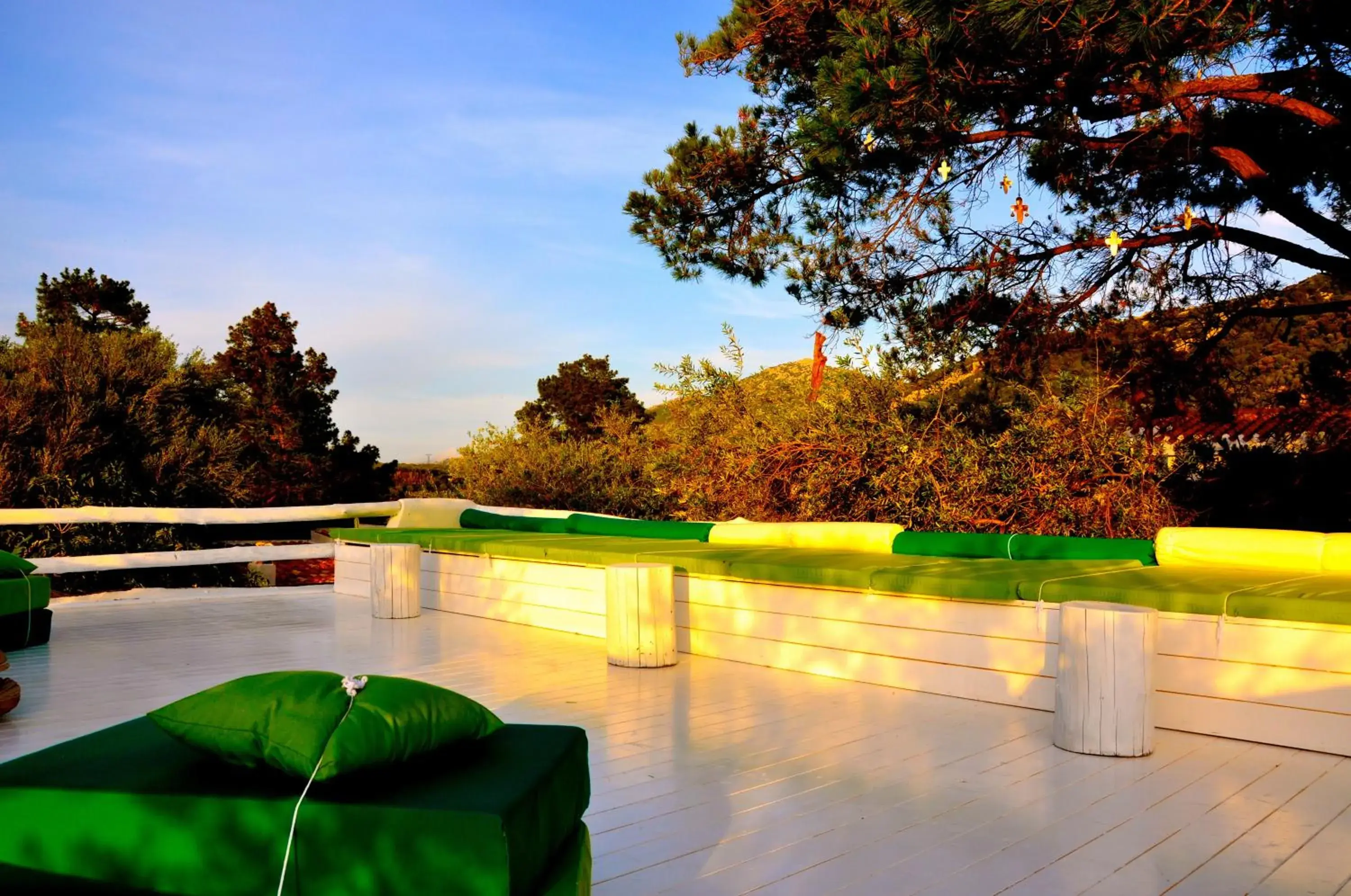 Balcony/Terrace, Swimming Pool in Hotel Su Gologone