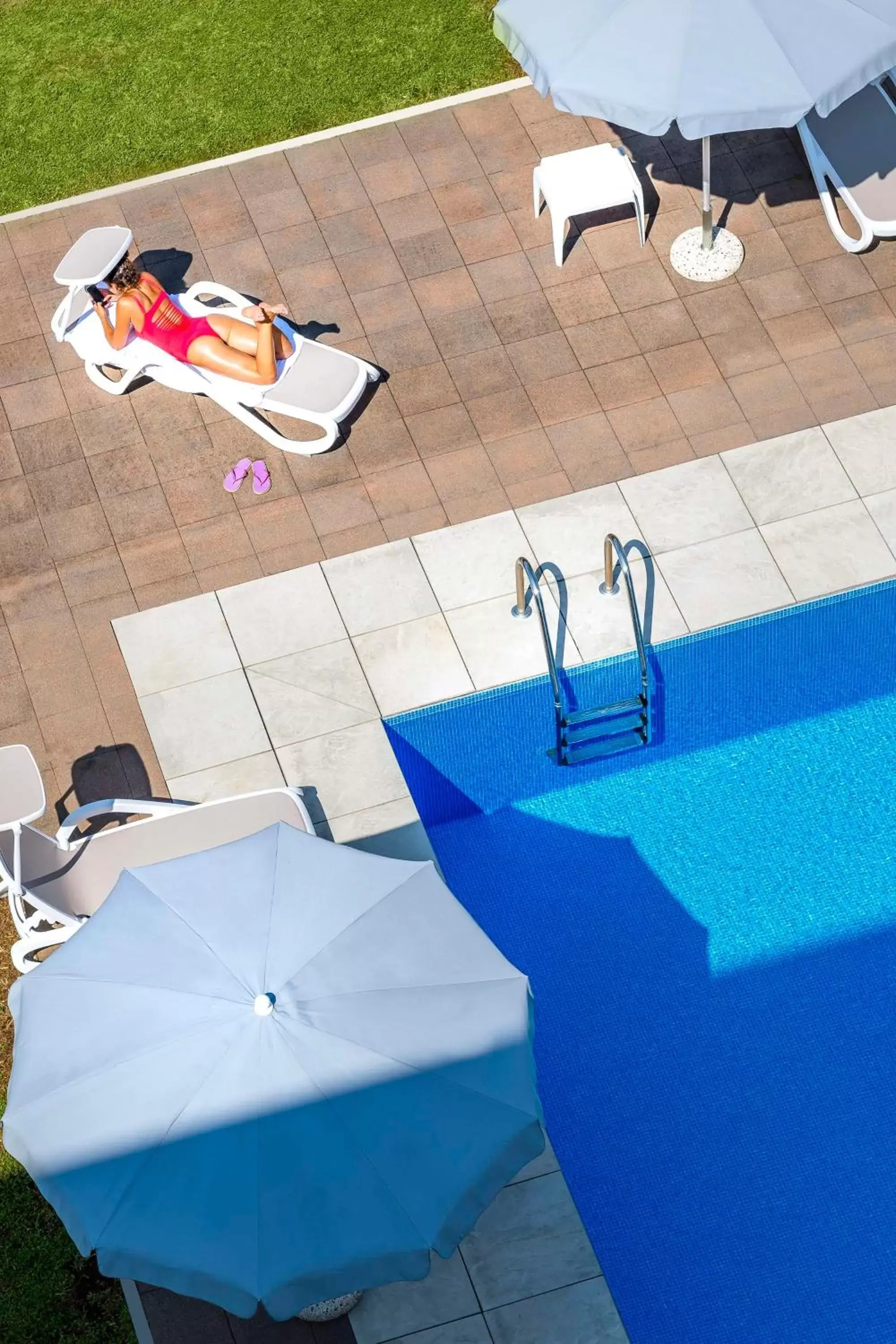 Pool view in Best Western Cavalieri Della Corona Pool view in Best Western Cavalieri Della Corona