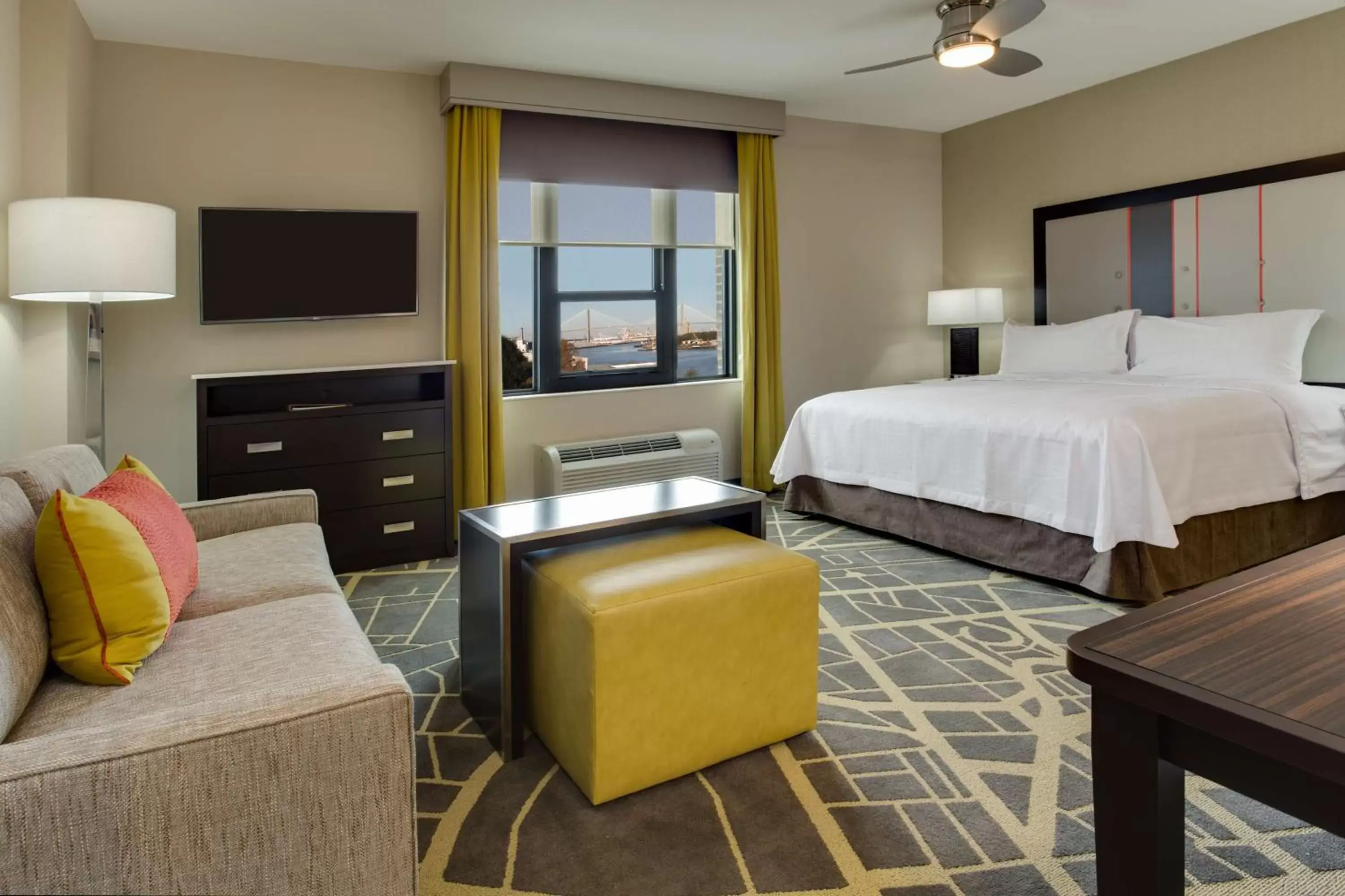 Bedroom in Homewood Suites Savannah Historic District/Riverfront