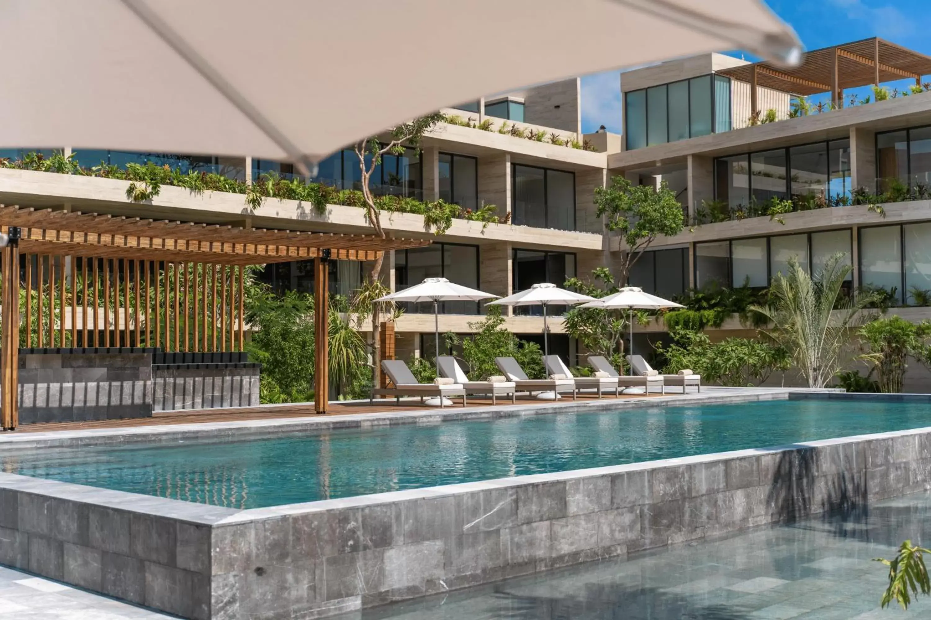 Property building, Swimming Pool in MISTIQ Tulum Luxury Apartments