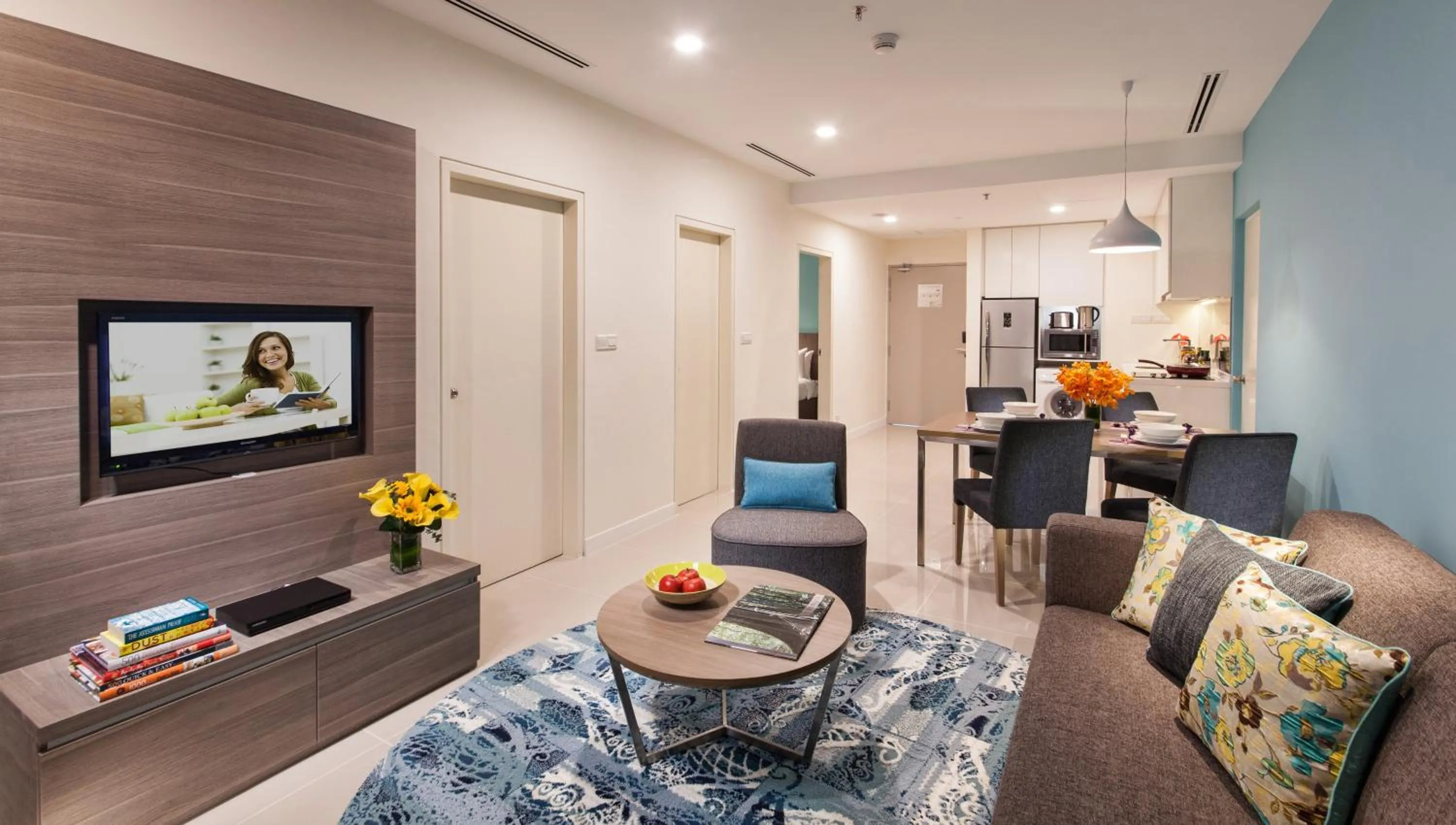 Living room in Citadines DPulze Cyberjaya