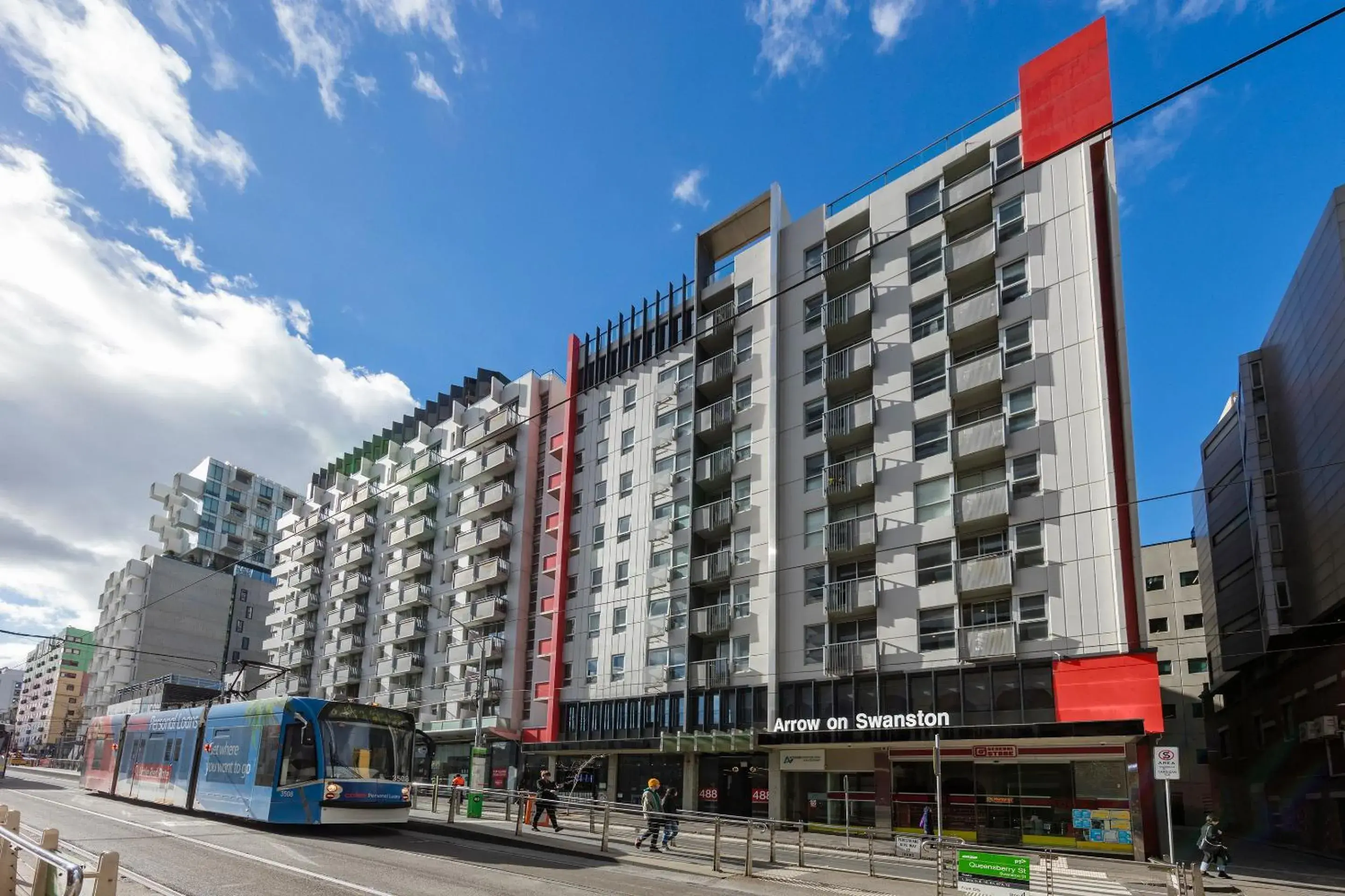 Property building in Arrow on Swanston Property building in Arrow on Swanston