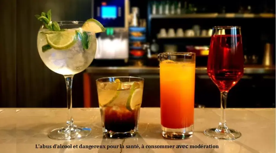 Lounge or bar, Drinks in ibis budget Aéroport Lyon Saint Exupéry