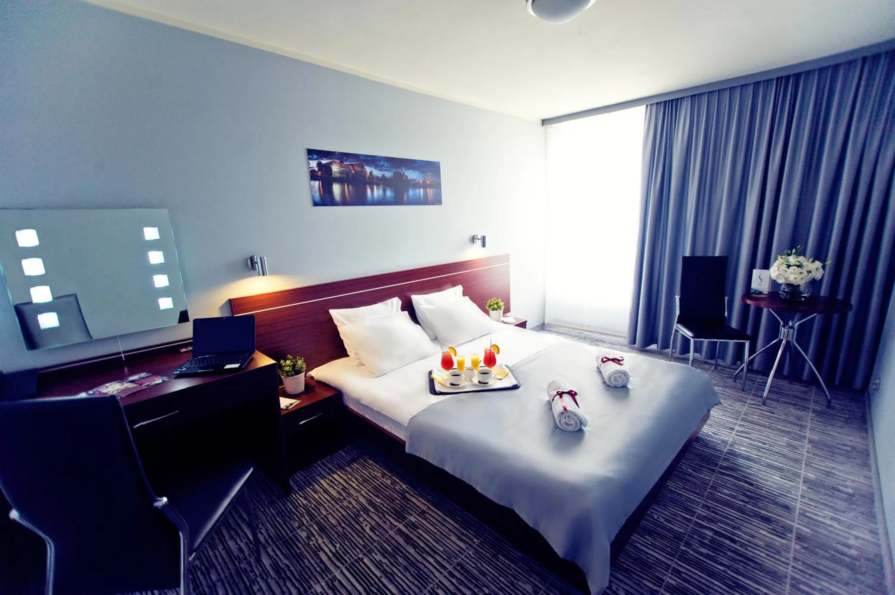 Bedroom, Bed in Hotel Śląsk