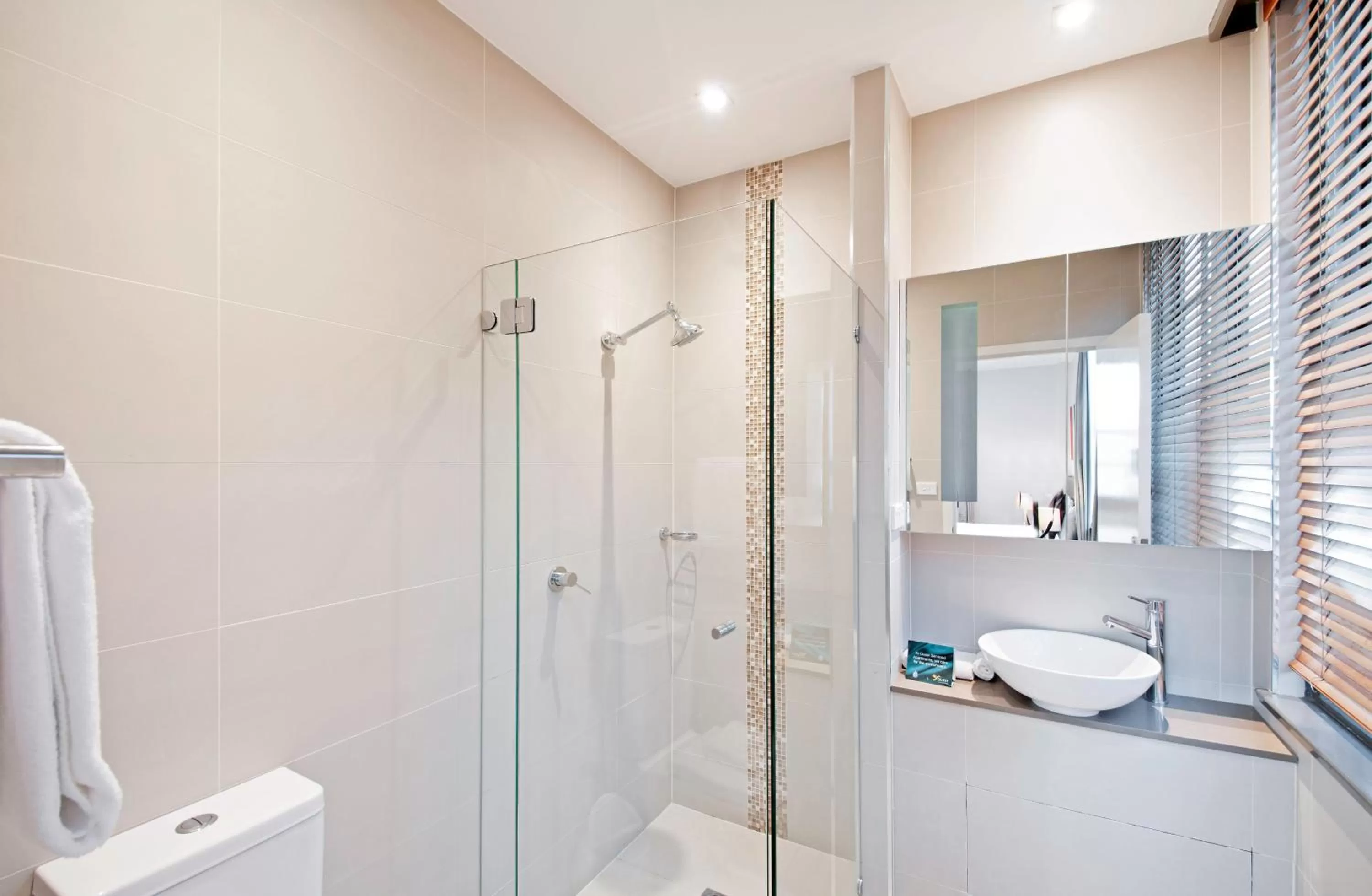 Shower in Quest Canberra