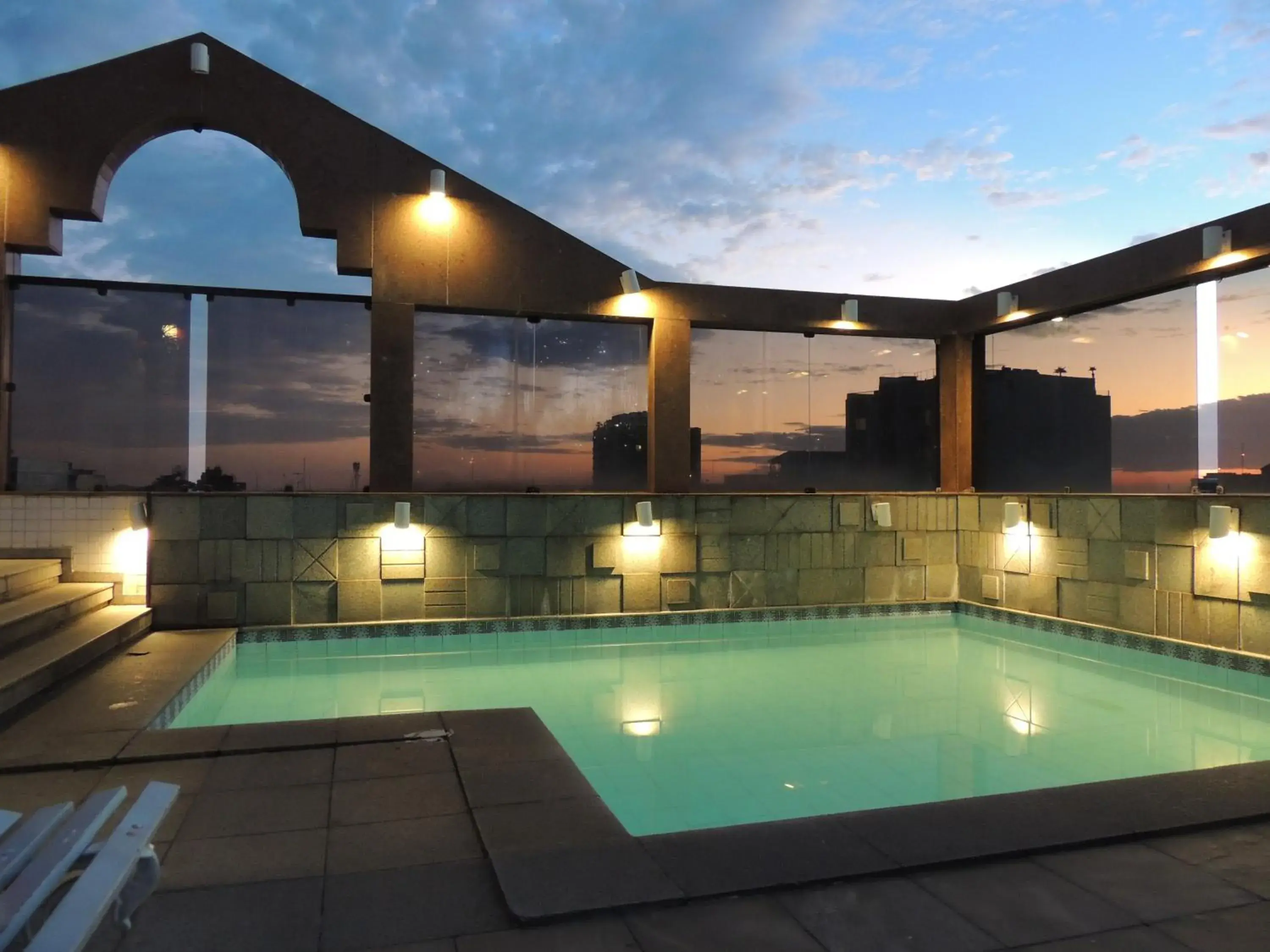 Swimming Pool in South American Copacabana Hotel