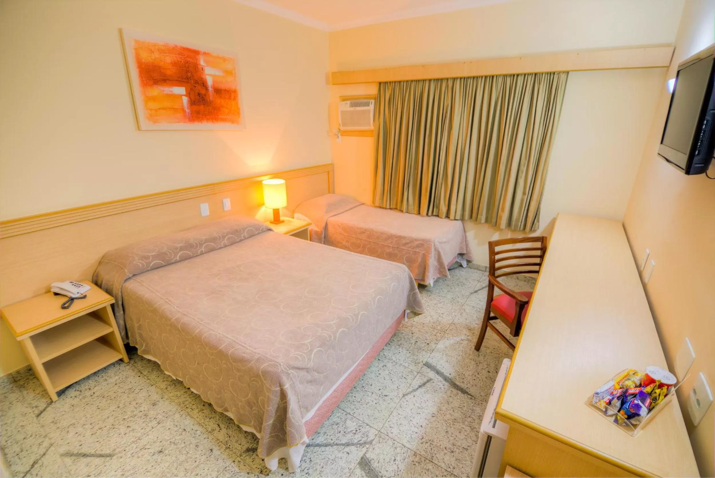 Bed in Hotel Golden Park Uberaba By Nacional Inn