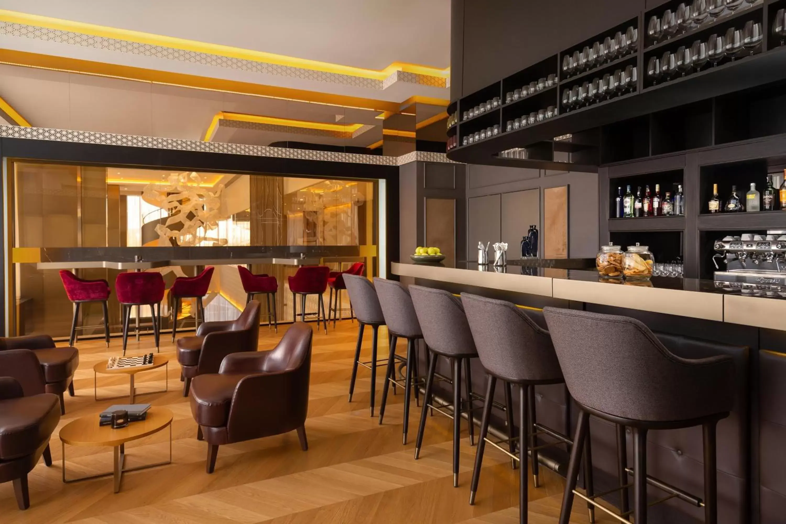 Lounge or bar, Lounge/Bar in Sheraton Astana Hotel