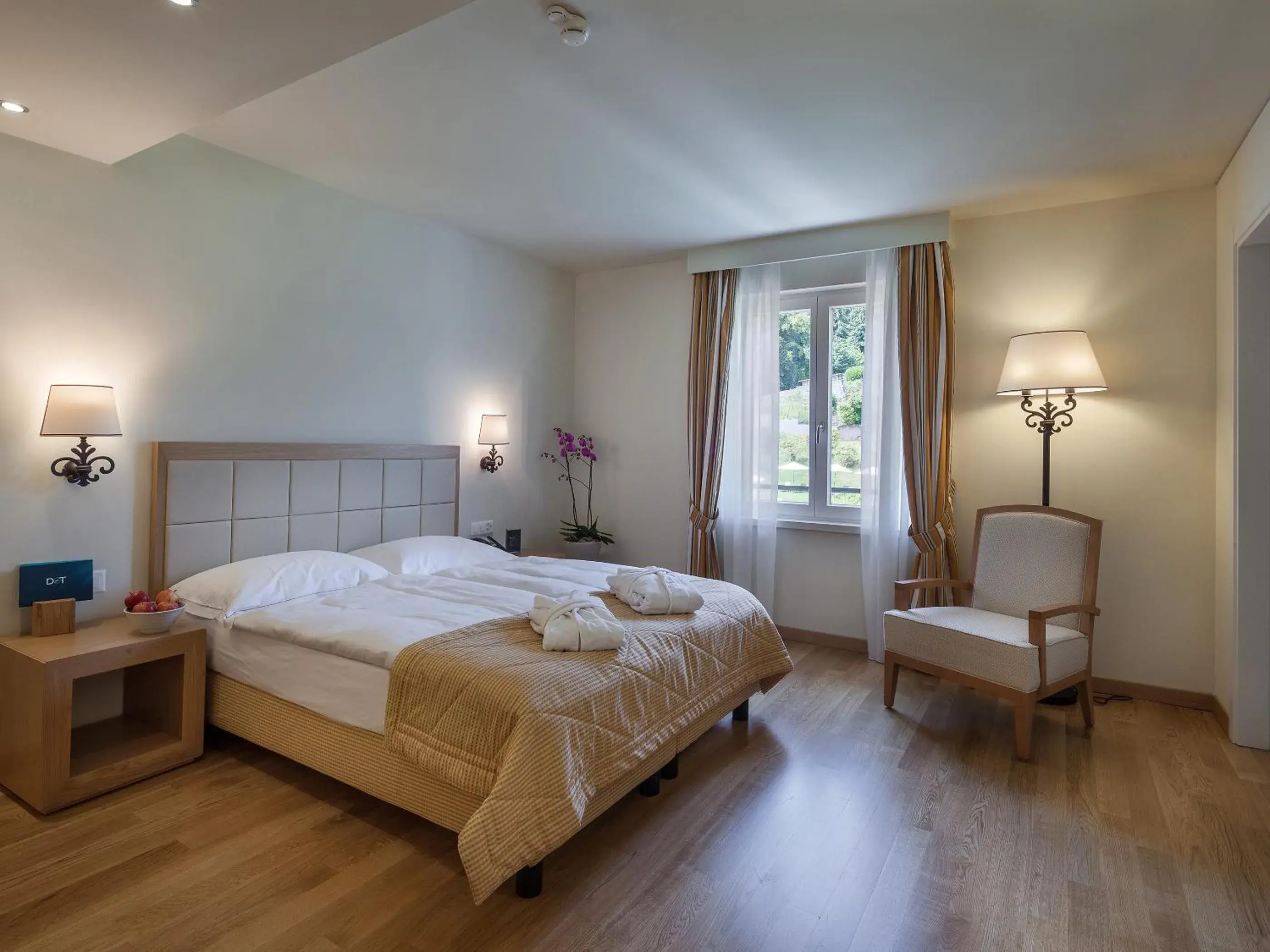Bedroom, Bed in Kurhaus Cademario Hotel & DOT Spa - Ticino Hotels Group