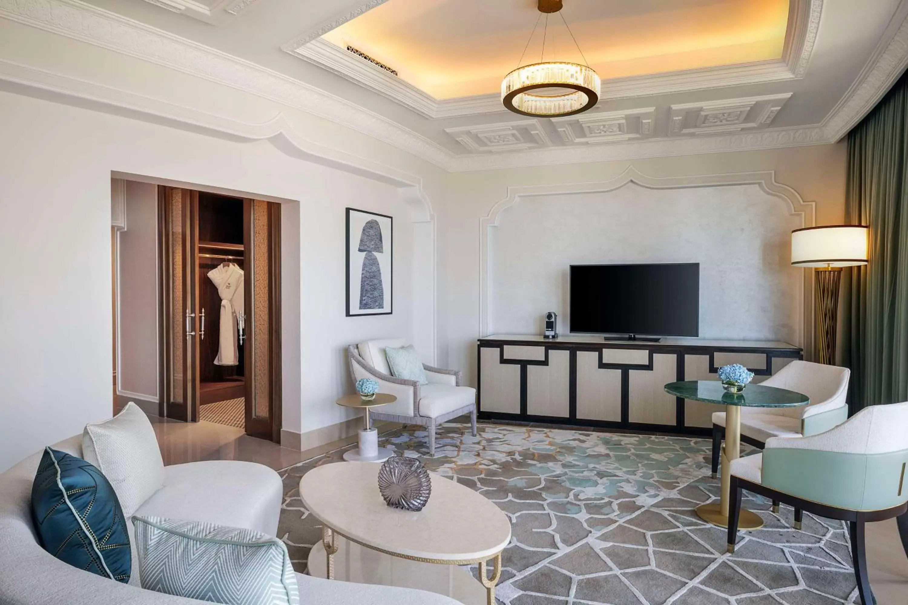 Living room, Seating Area in Waldorf Astoria Ras Al Khaimah