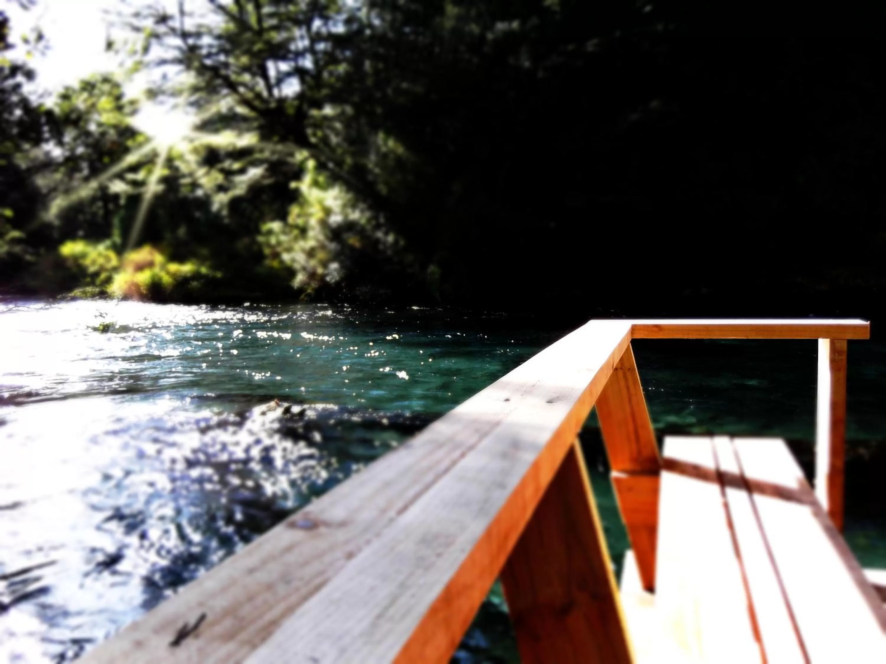 River view in Hotel Salto del Carileufu