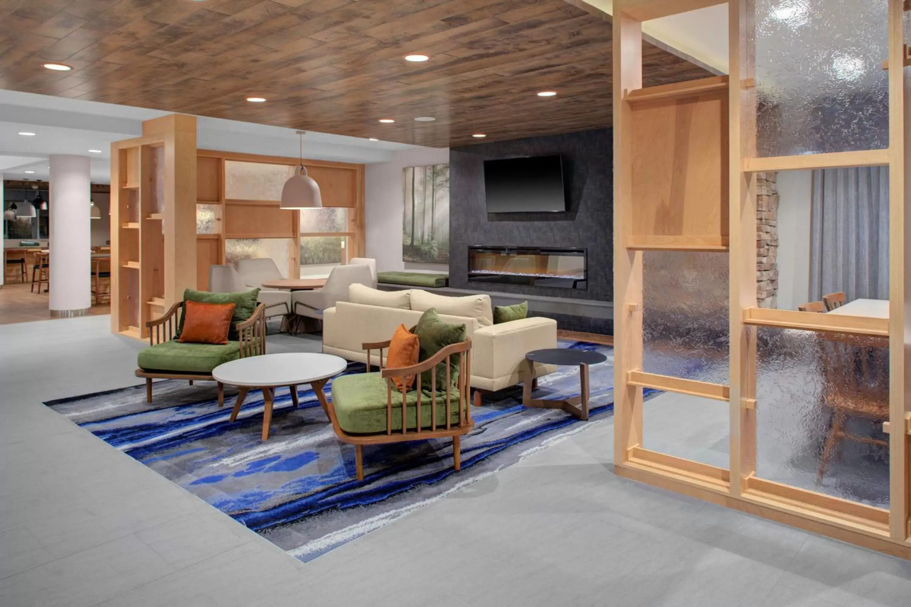 Lobby or reception, Seating Area in Fairfield Inn & Suites by Marriott Roanoke Salem