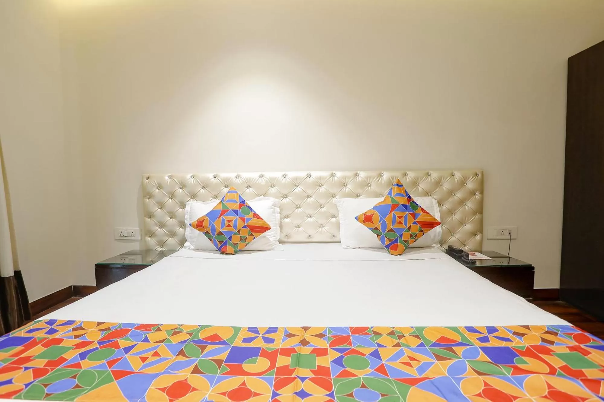 Bed in FabHotel Grand Stay