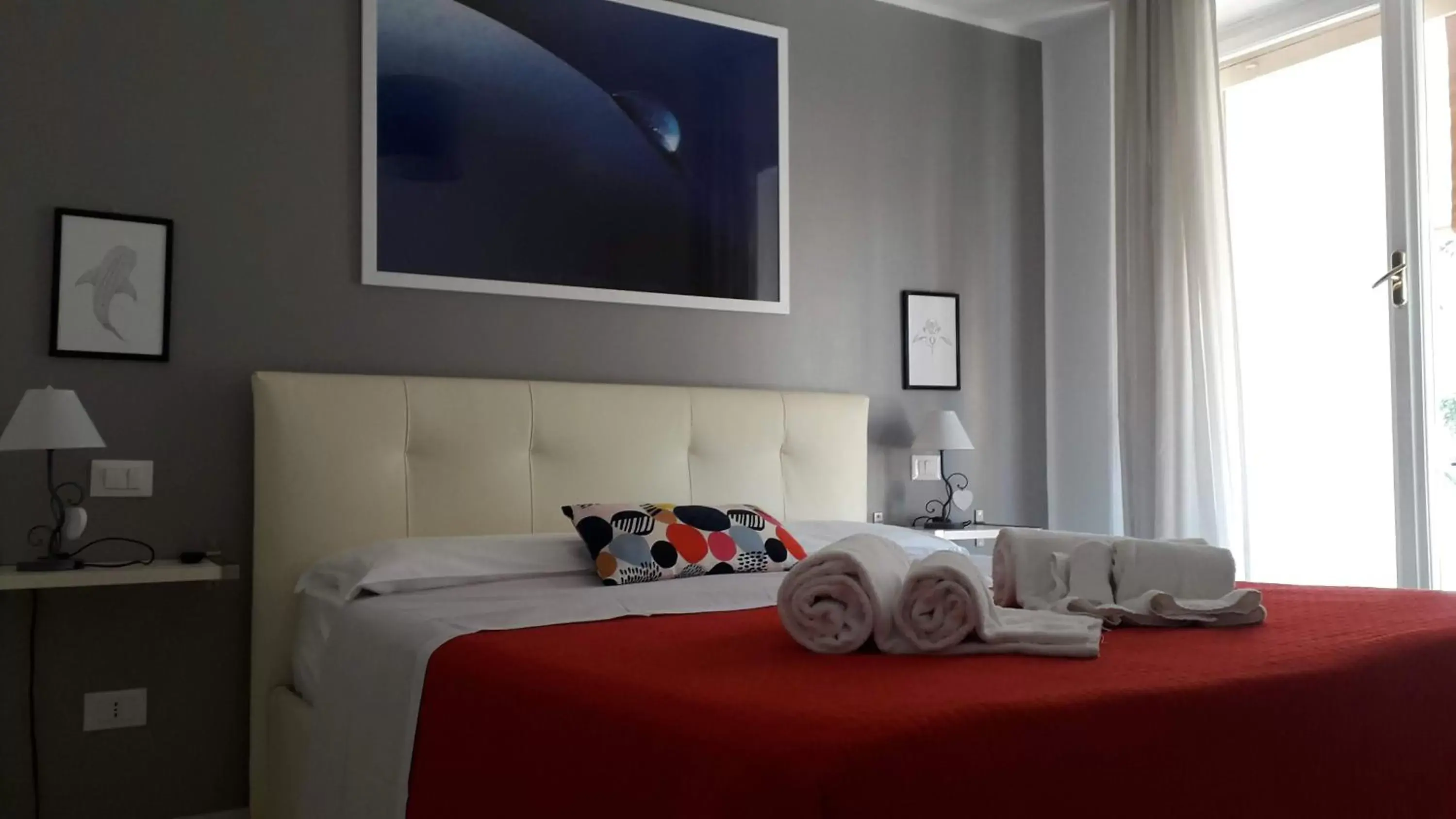 Bedroom, Bed in Domus Raffaello