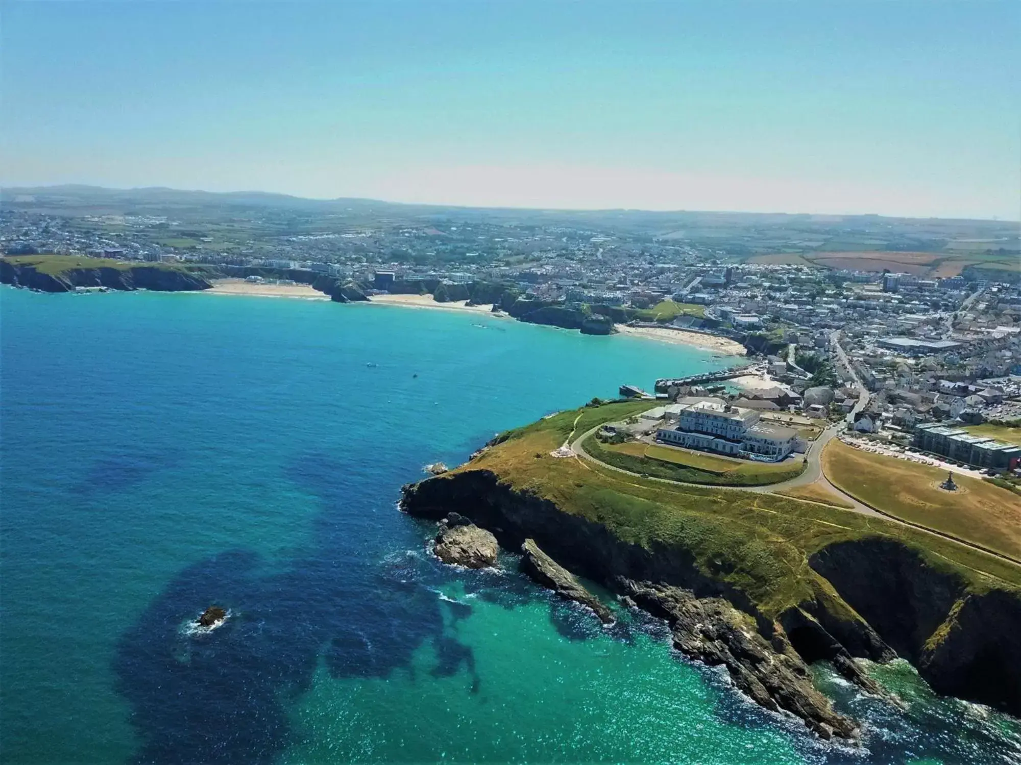 On site, Bird's-eye View in Atlantic Hotel Newquay