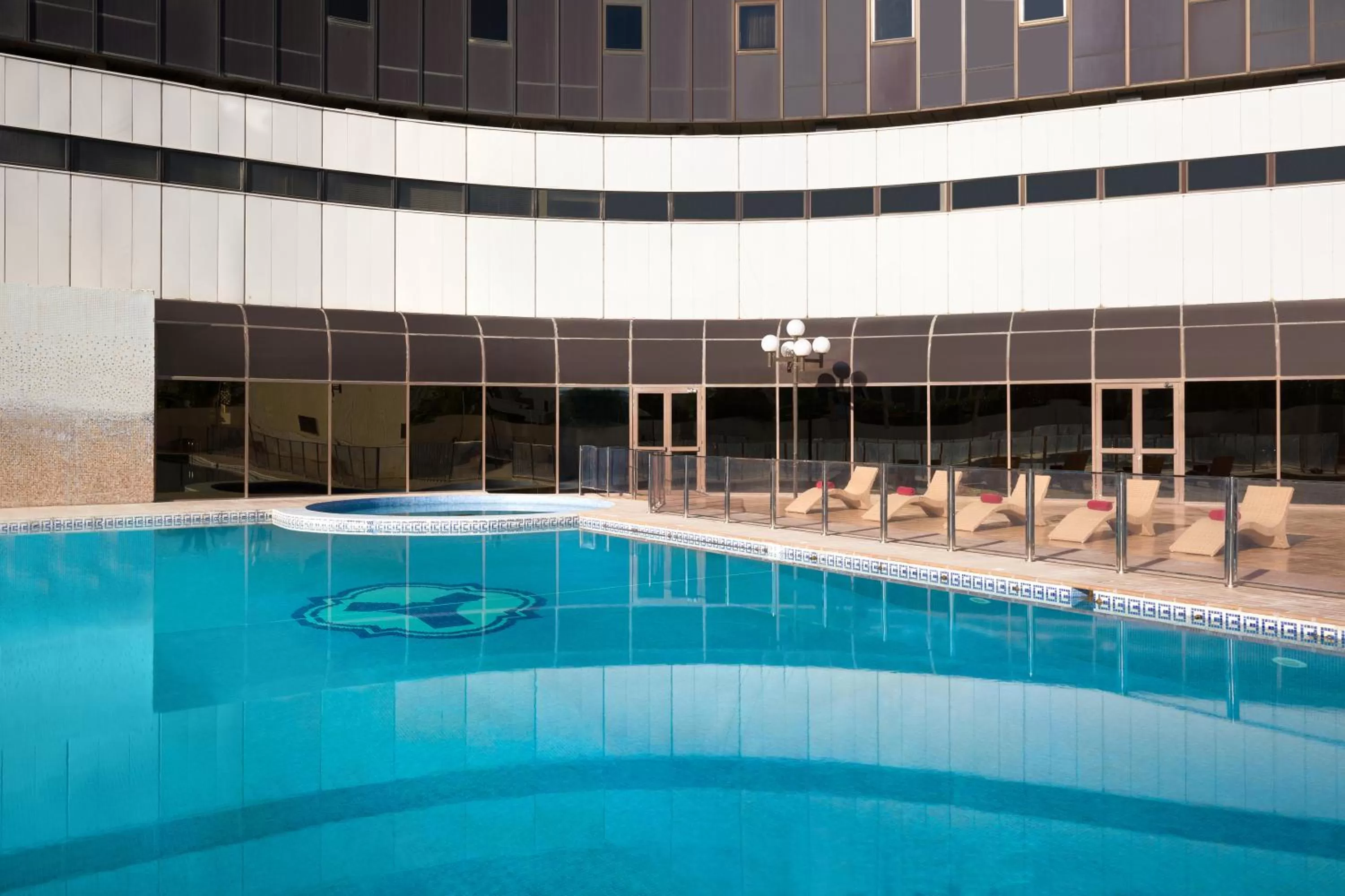 Pool view in Crowne Plaza Riyadh Palace by IHG