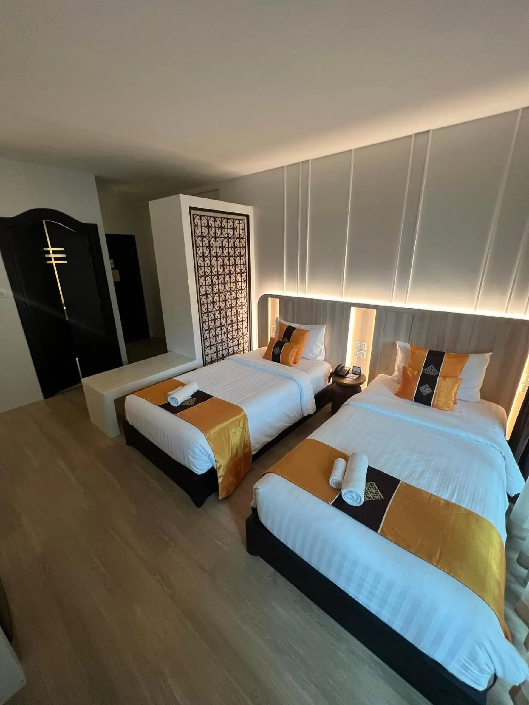 Bed in Numsai Khaosuay Resort Bed in Numsai Khaosuay Resort