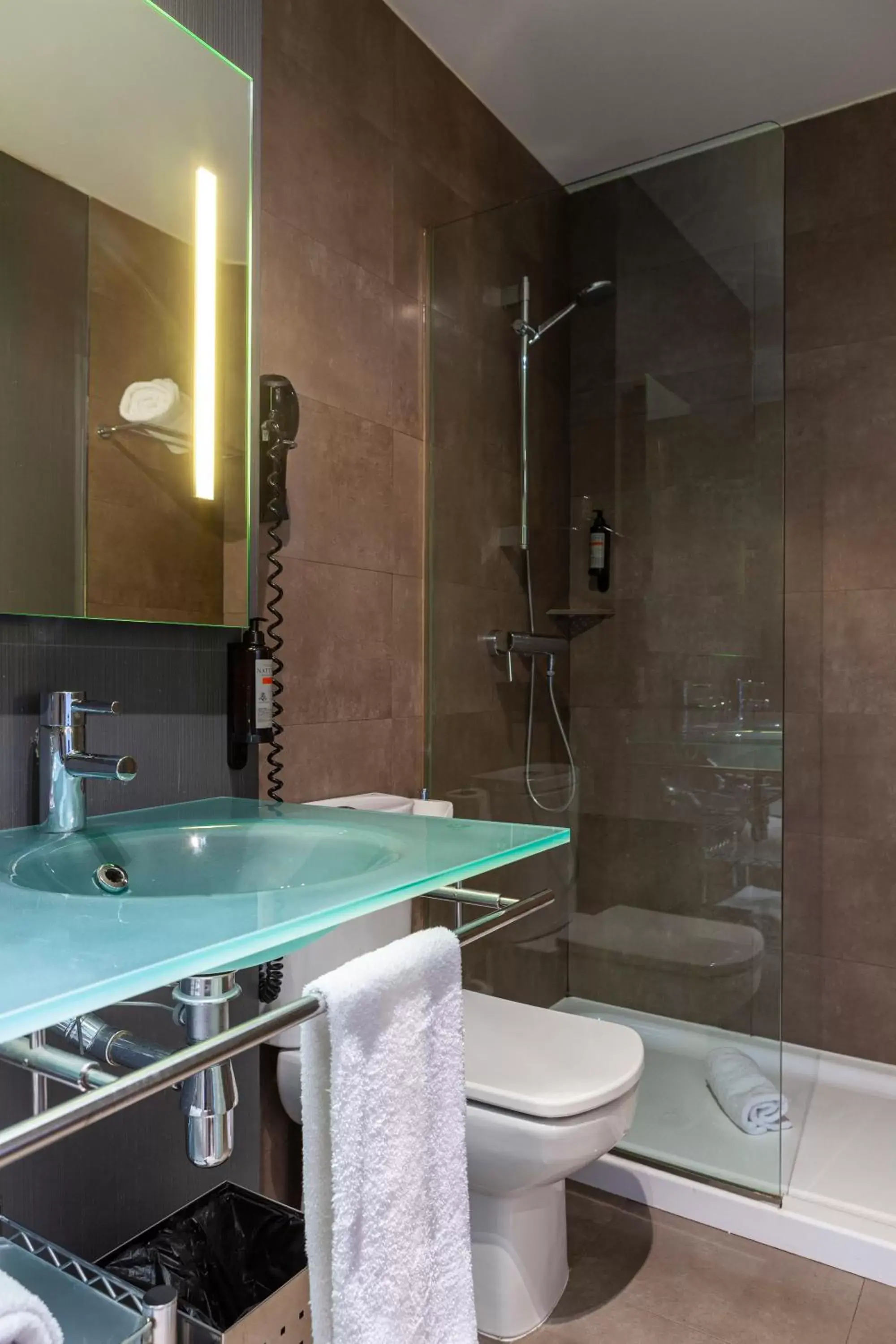Shower, Bathroom in Hotel Porcel Torneo