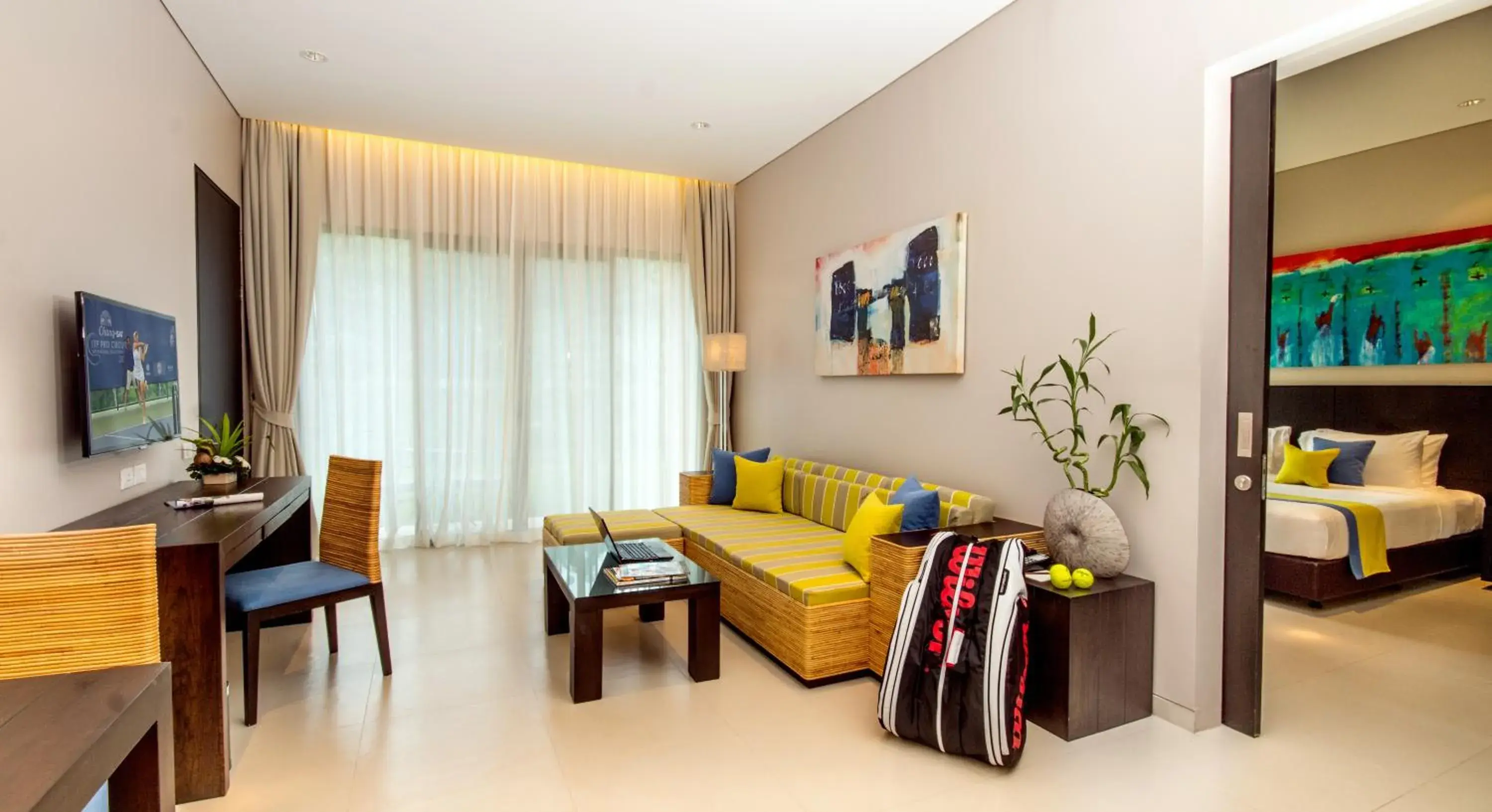 Living room, Bed in Thanyapura Sports & Health Resort Living room, Bed in Thanyapura Sports & Health Resort