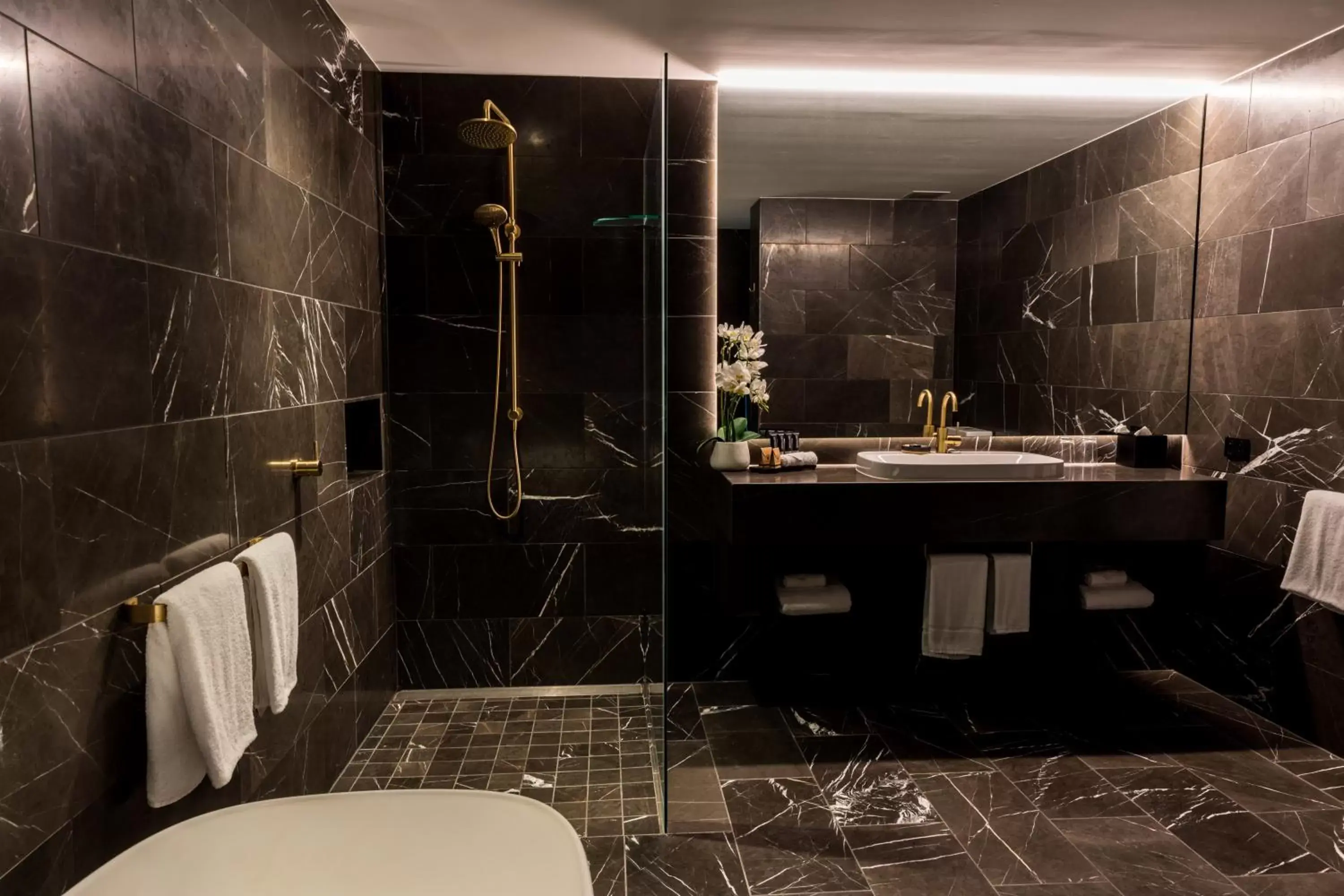 Bathroom in Eatons Hill Hotel Bathroom in Eatons Hill Hotel