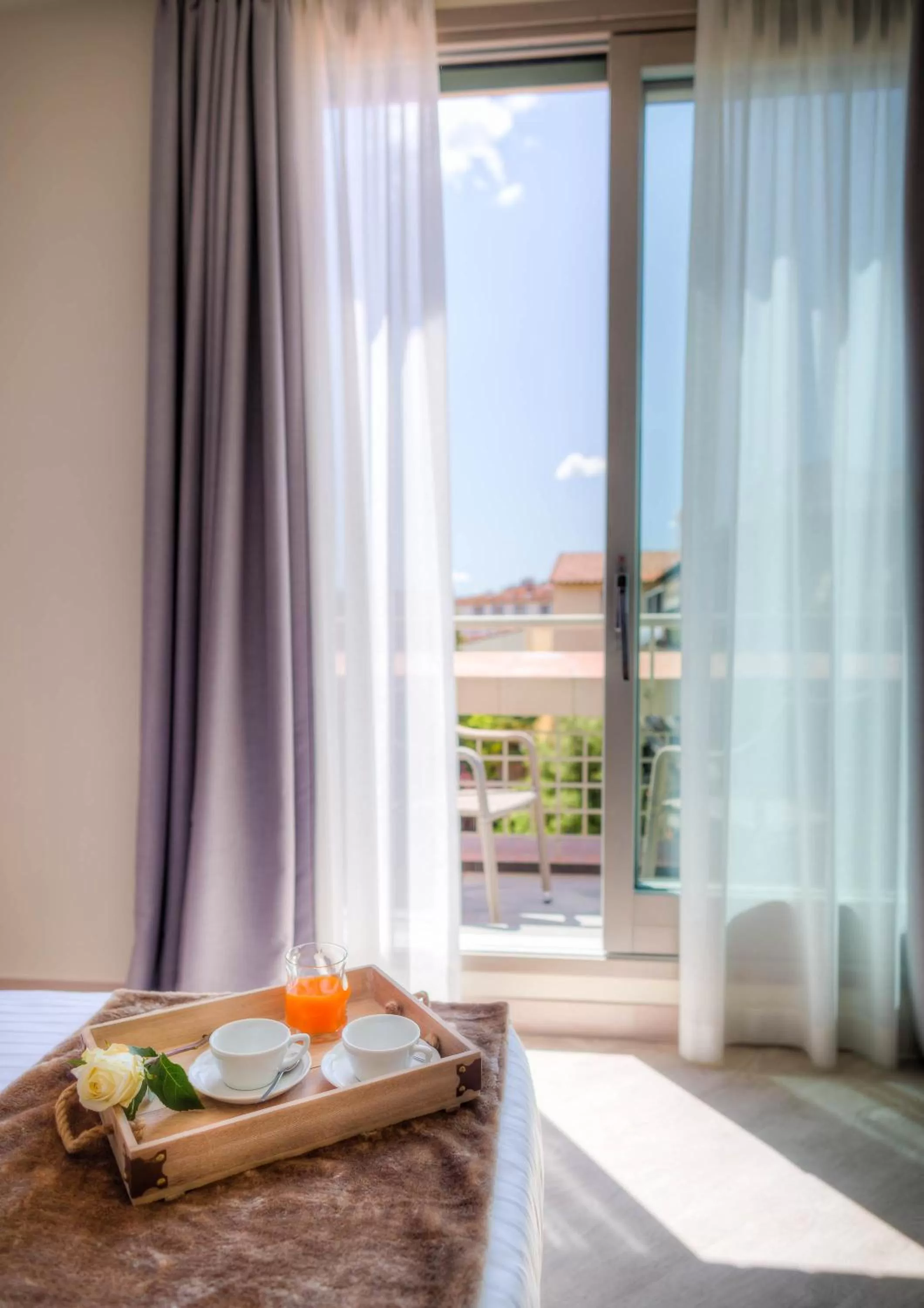 Balcony/Terrace, Bed in Forte16 View & SPA