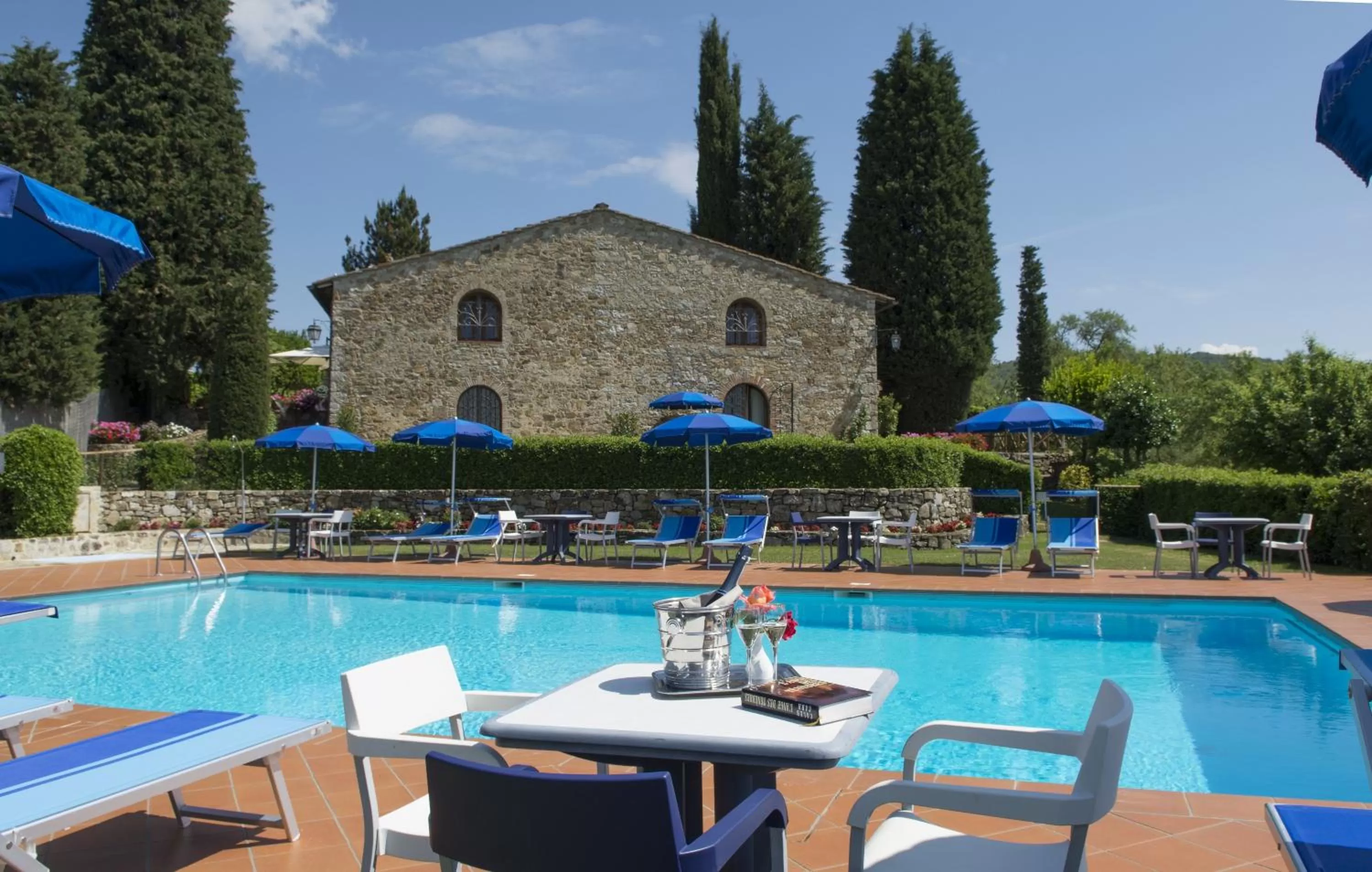 Swimming pool in Hotel Belvedere Di San Leonino