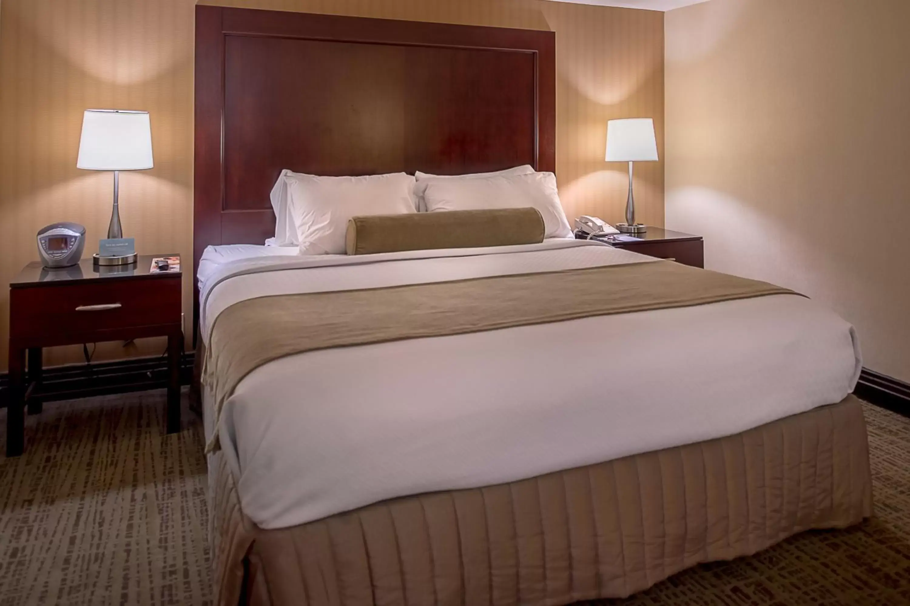 Photo of the whole room, Bed in Crowne Plaza Hotel St. Louis Airport, an IHG Hotel