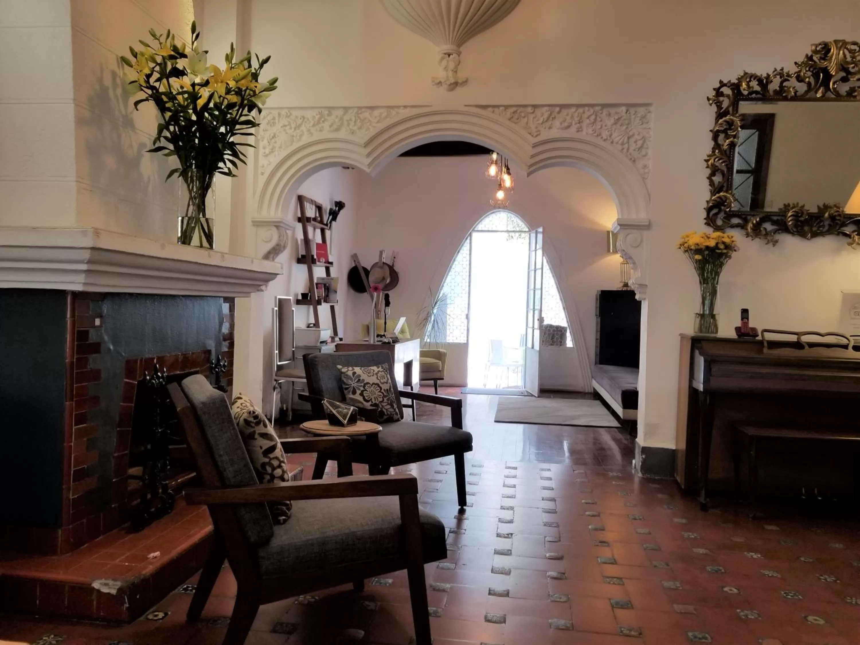 Lobby or reception, Seating Area in Condesa Haus B&B