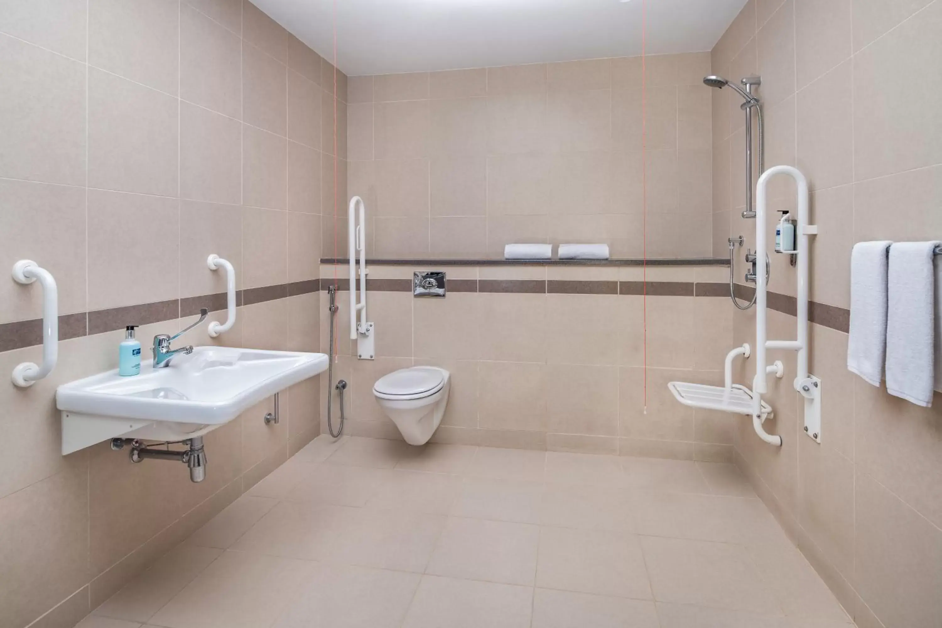 Photo of the whole room, Bathroom in Holiday Inn Express Dubai, Jumeirah, an IHG Hotel