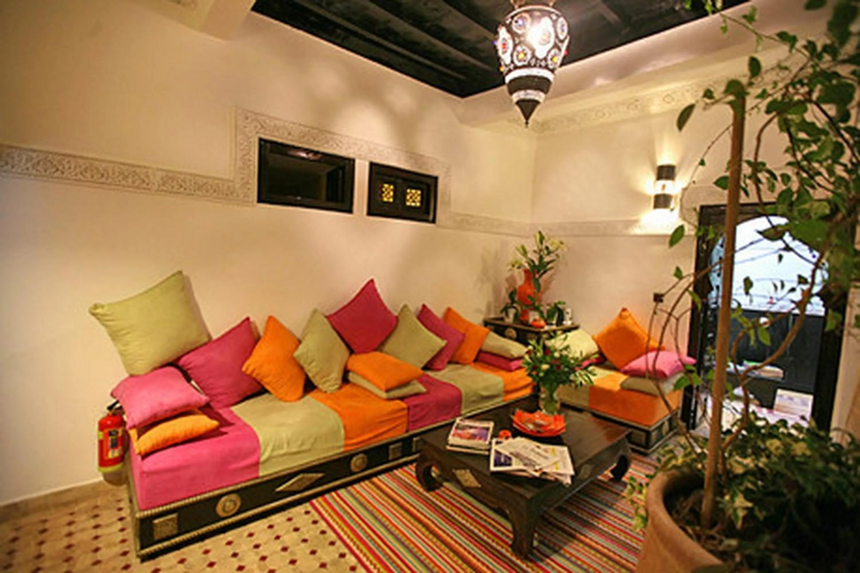 Living room in Riad Eloise