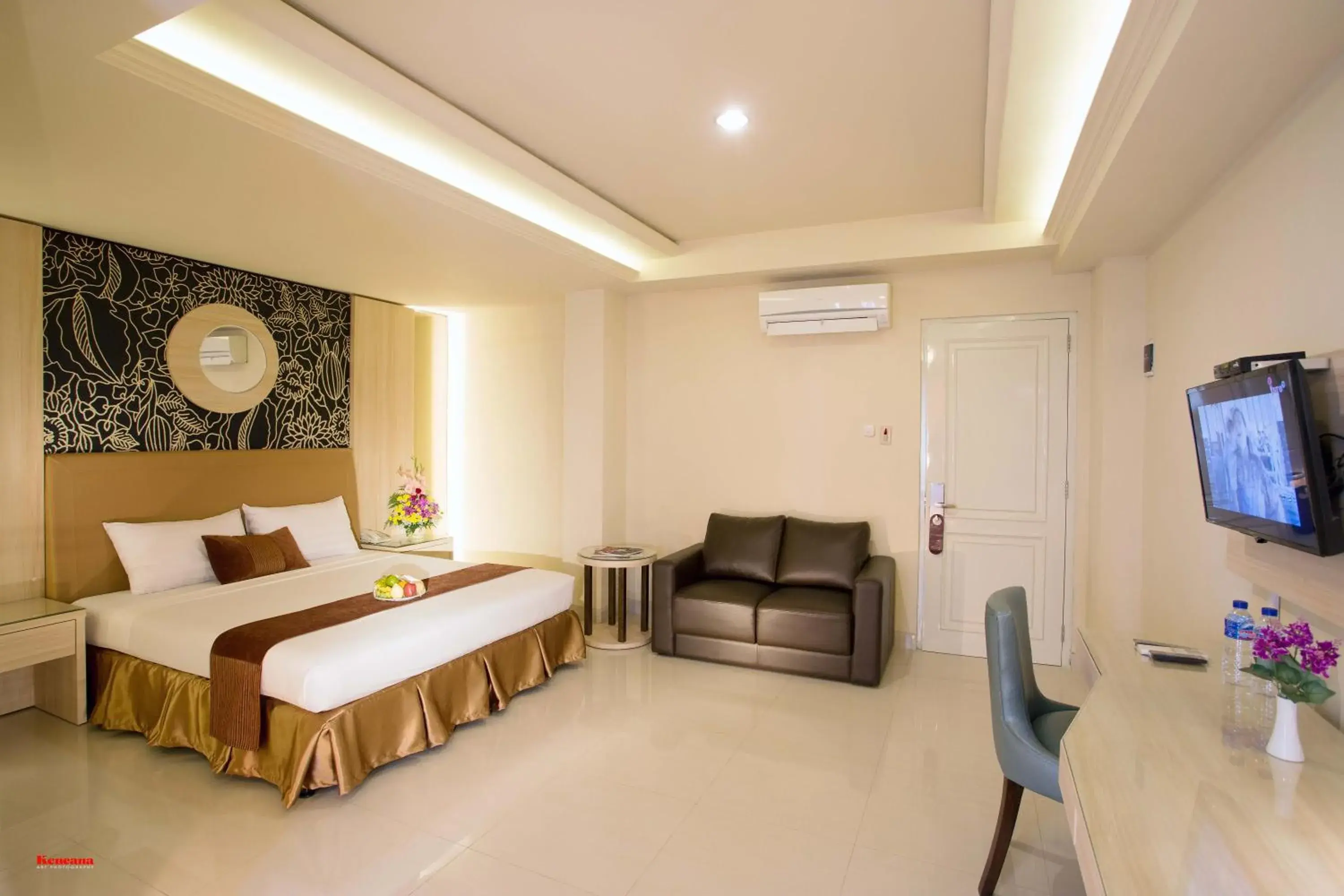 Bed in Hotel Grand Rosela Yogyakarta