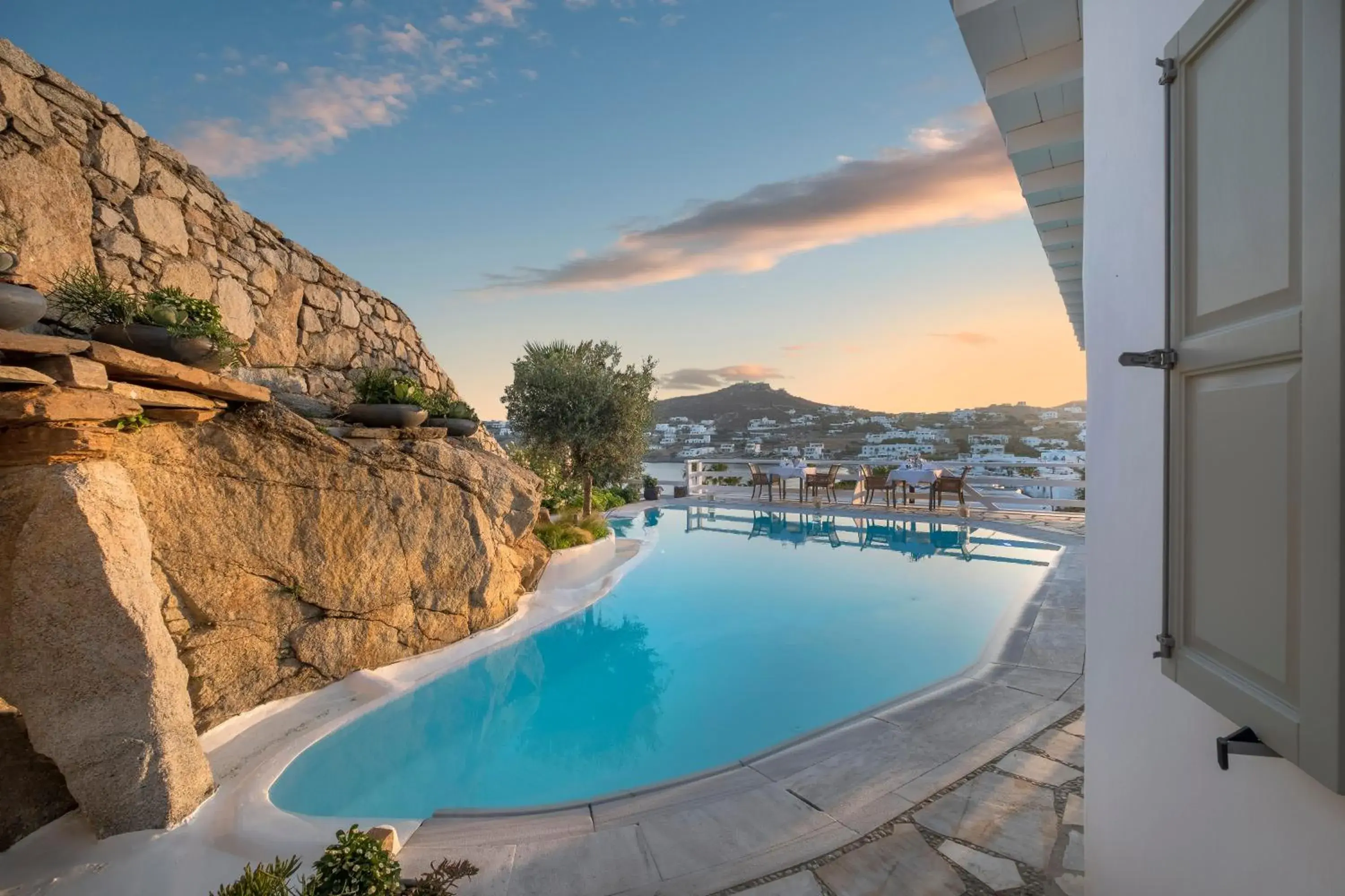 Pool view, Swimming Pool in Deliades Mykonos