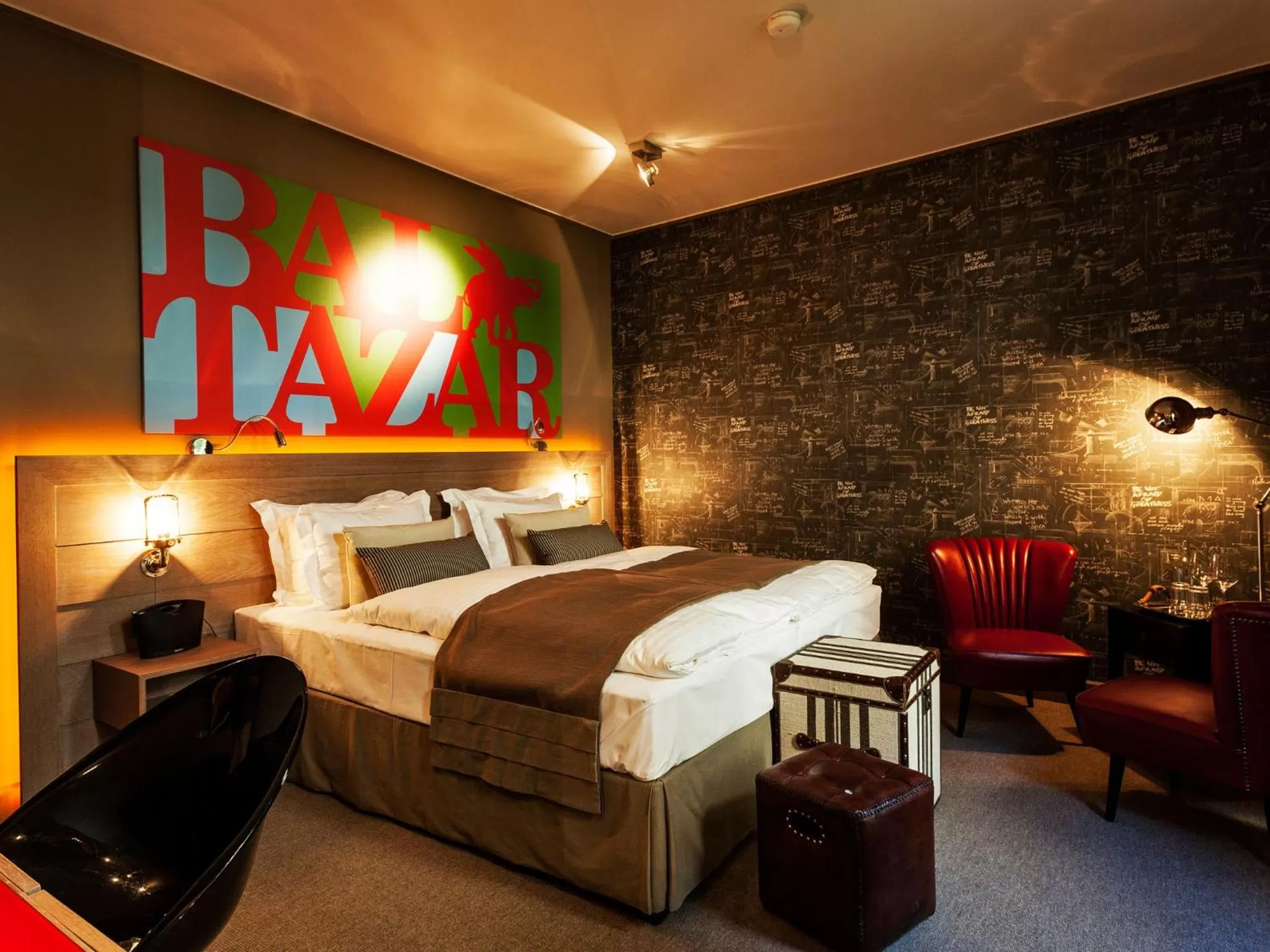 Bed in BALTAZÁR Boutique Hotel