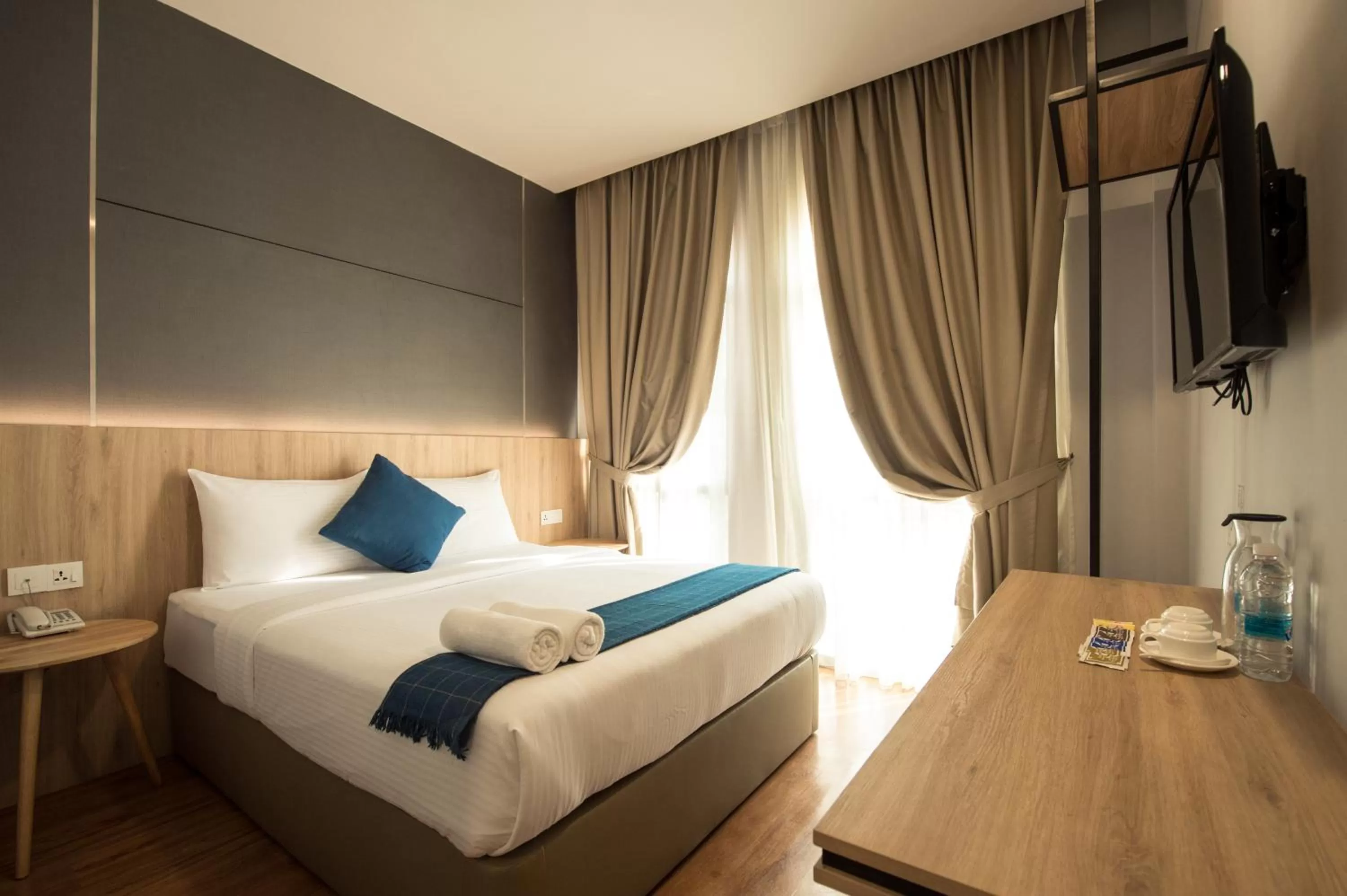 Bed in HOTEL CIQ, JALAN TRUS