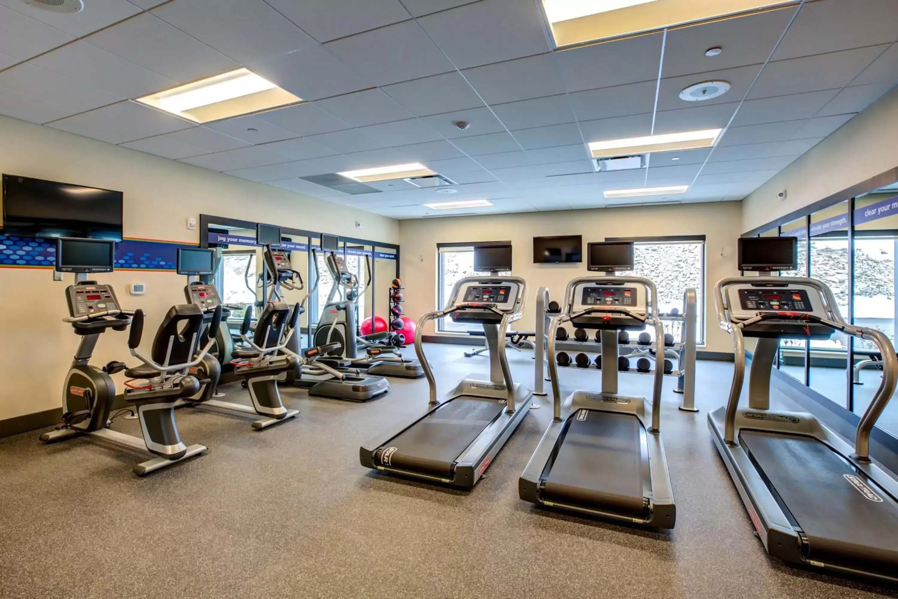 Fitness centre/facilities, Fitness Center/Facilities in Hampton Inn & Suites Boston/Waltham