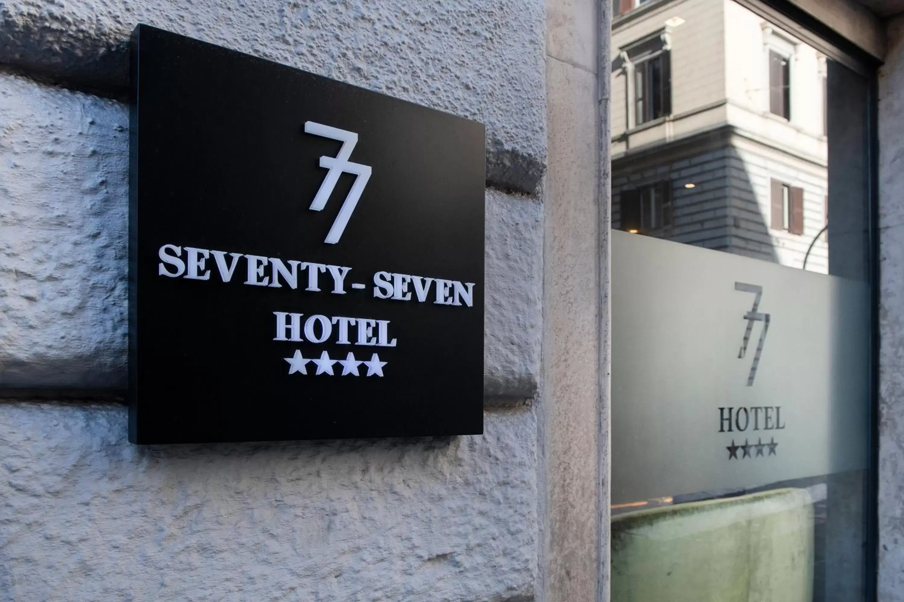 Property building, Property Logo/Sign in Hotel 77 Seventy-Seven - Maison D'Art Collection