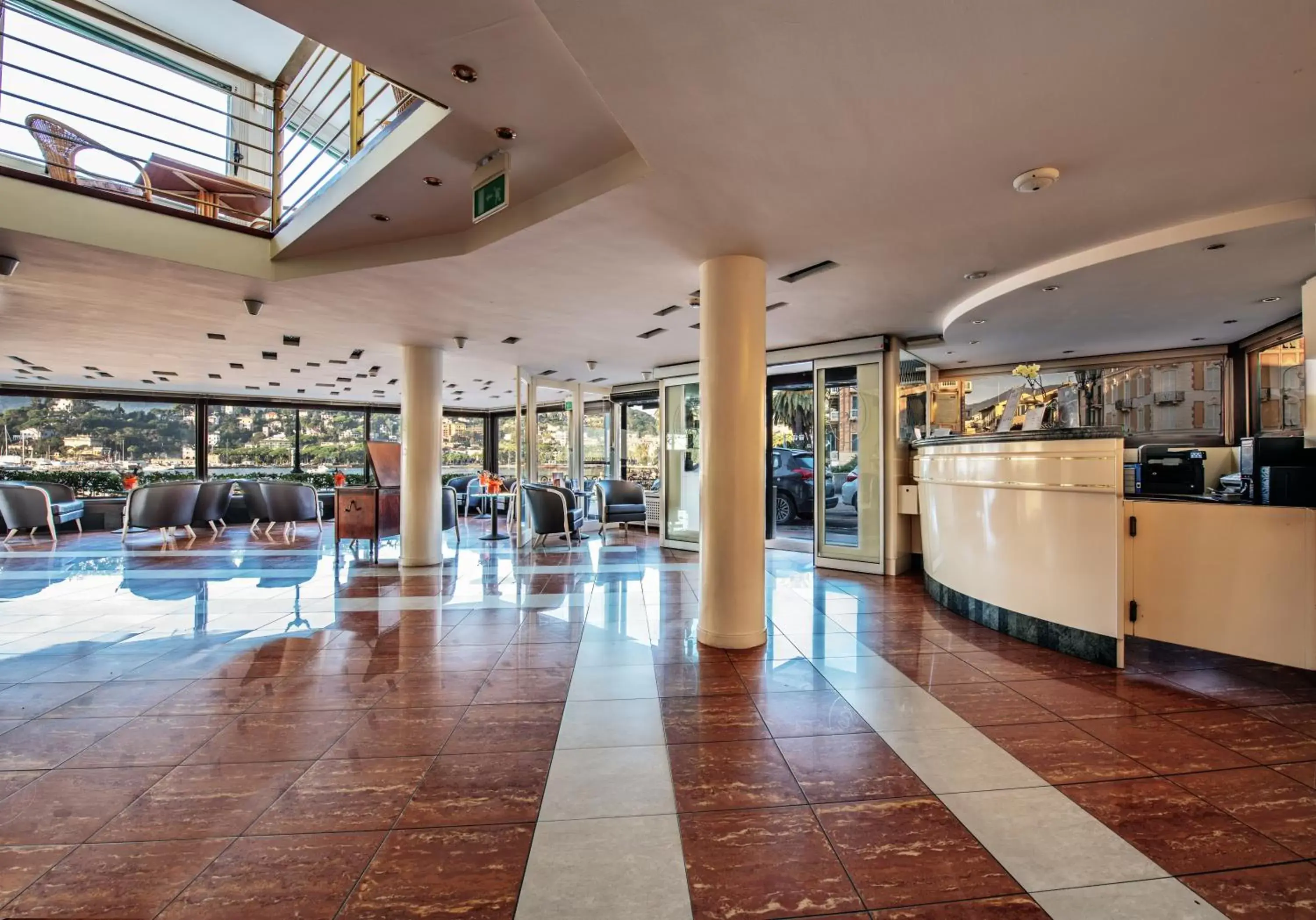 Lobby or reception in Hotel Italia e Lido Rapallo