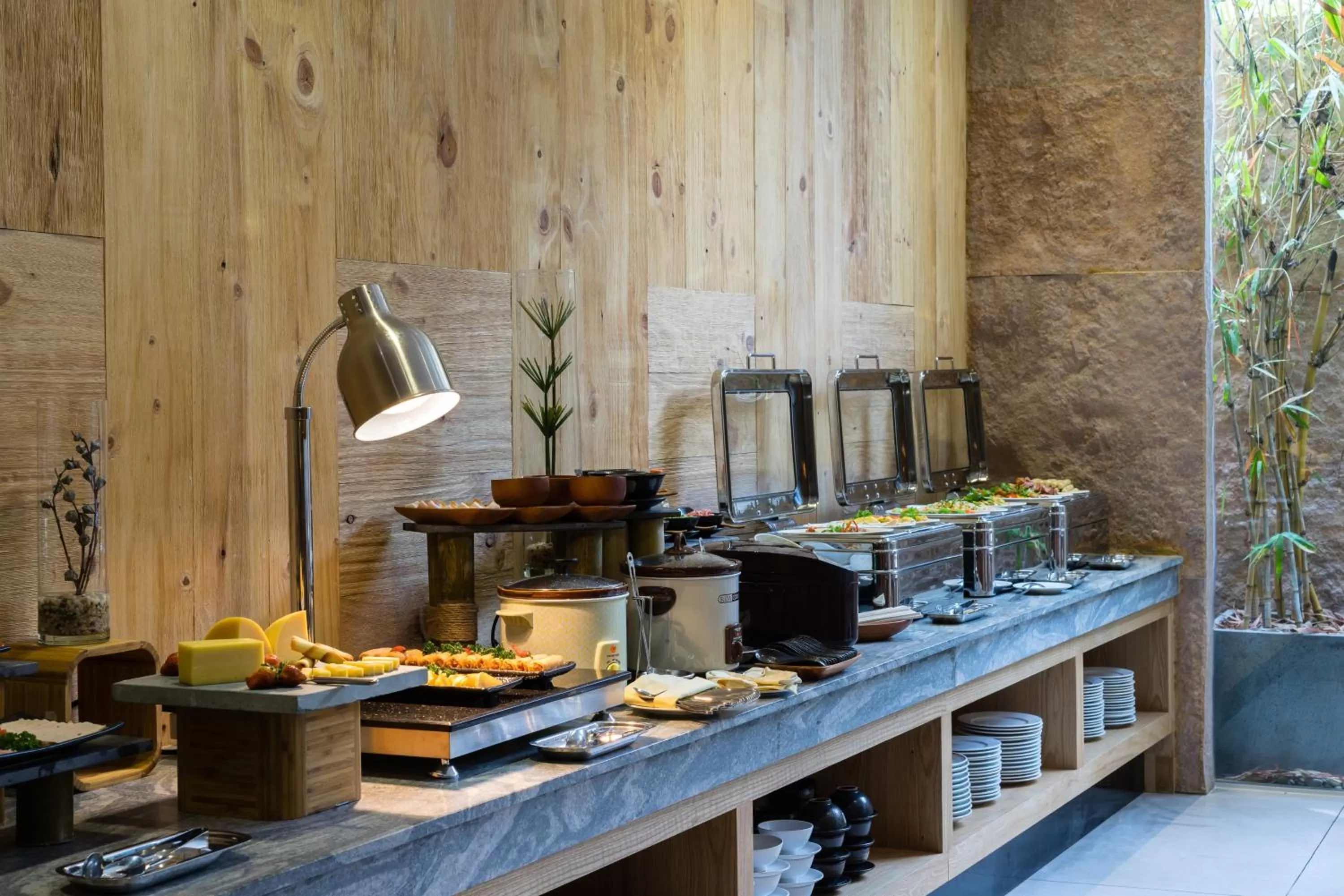 Buffet breakfast in Silverland Yen Hotel