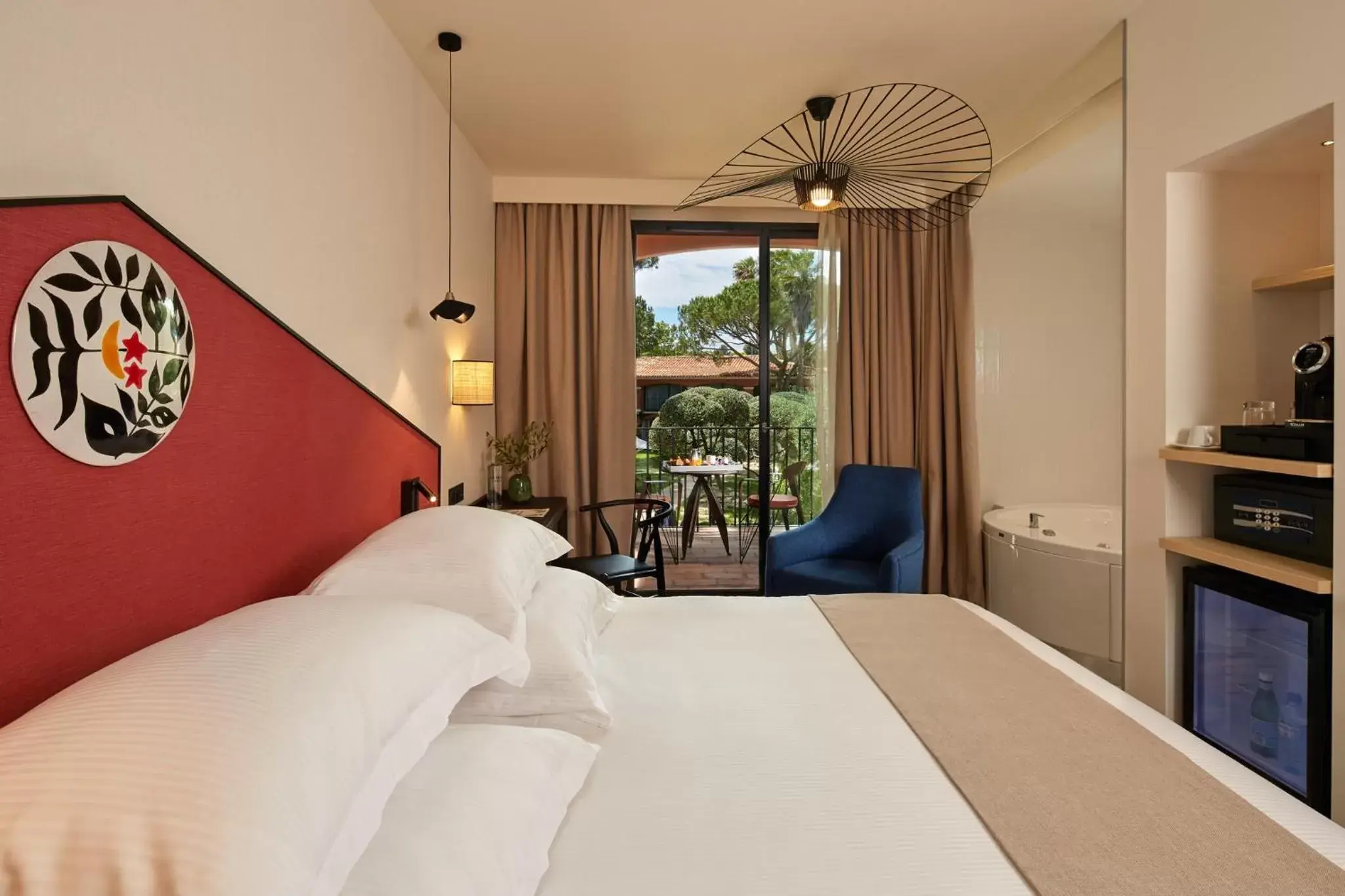 Bed in Villa Duflot Hôtel & Spa Perpignan