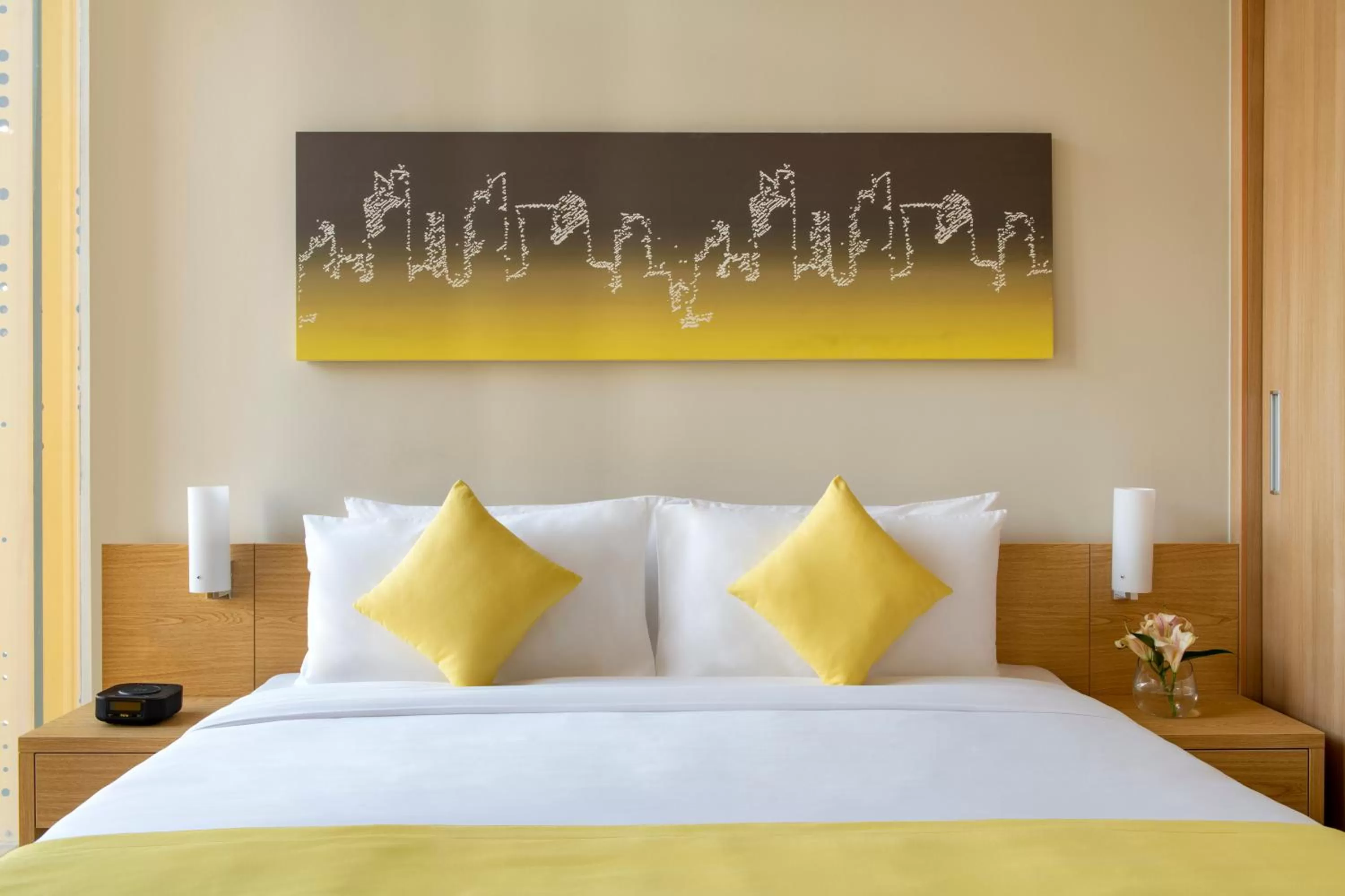 Property building, Bed in Adagio Doha