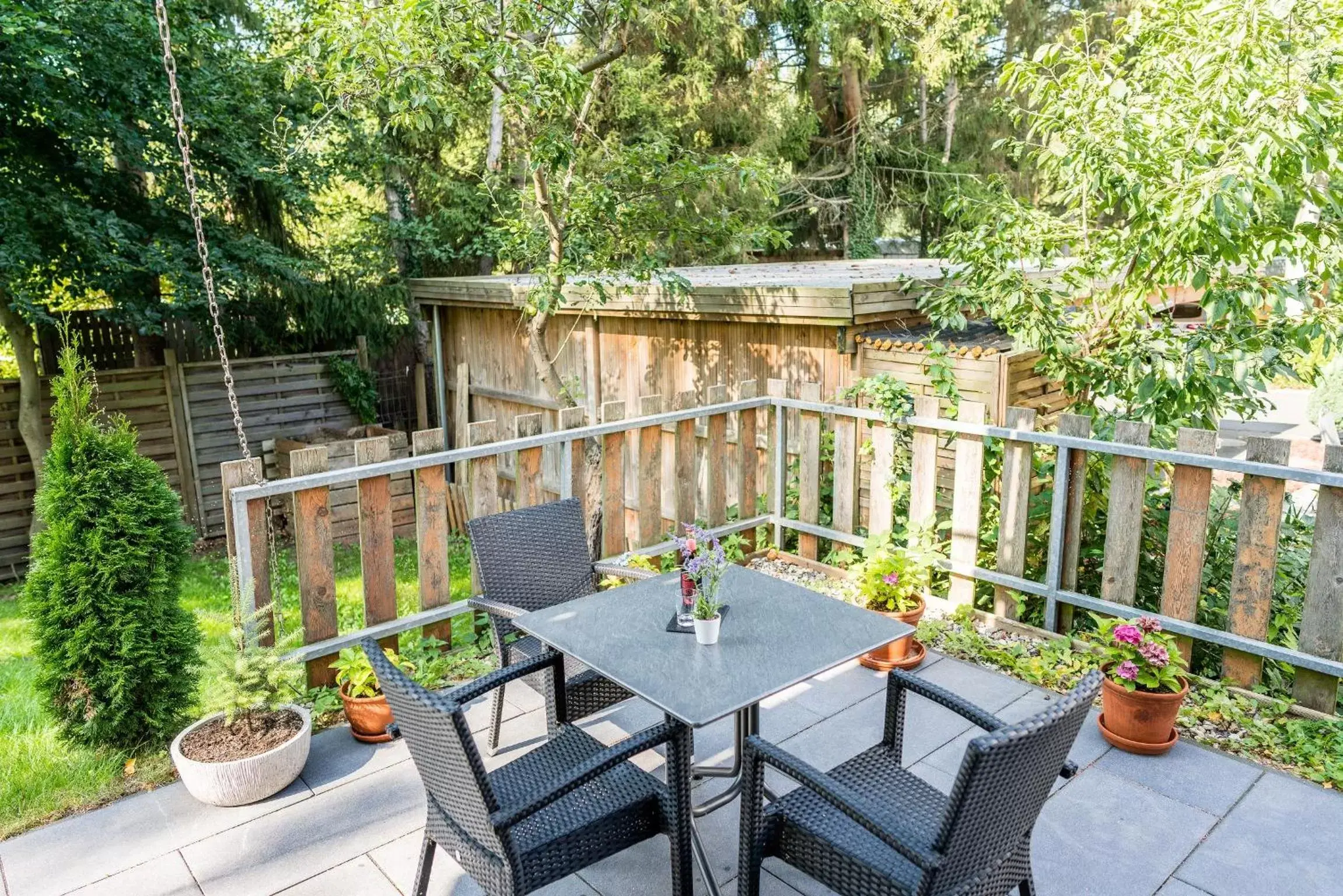 Balcony/Terrace, Patio/Outdoor Area in Ökotel Hamburg