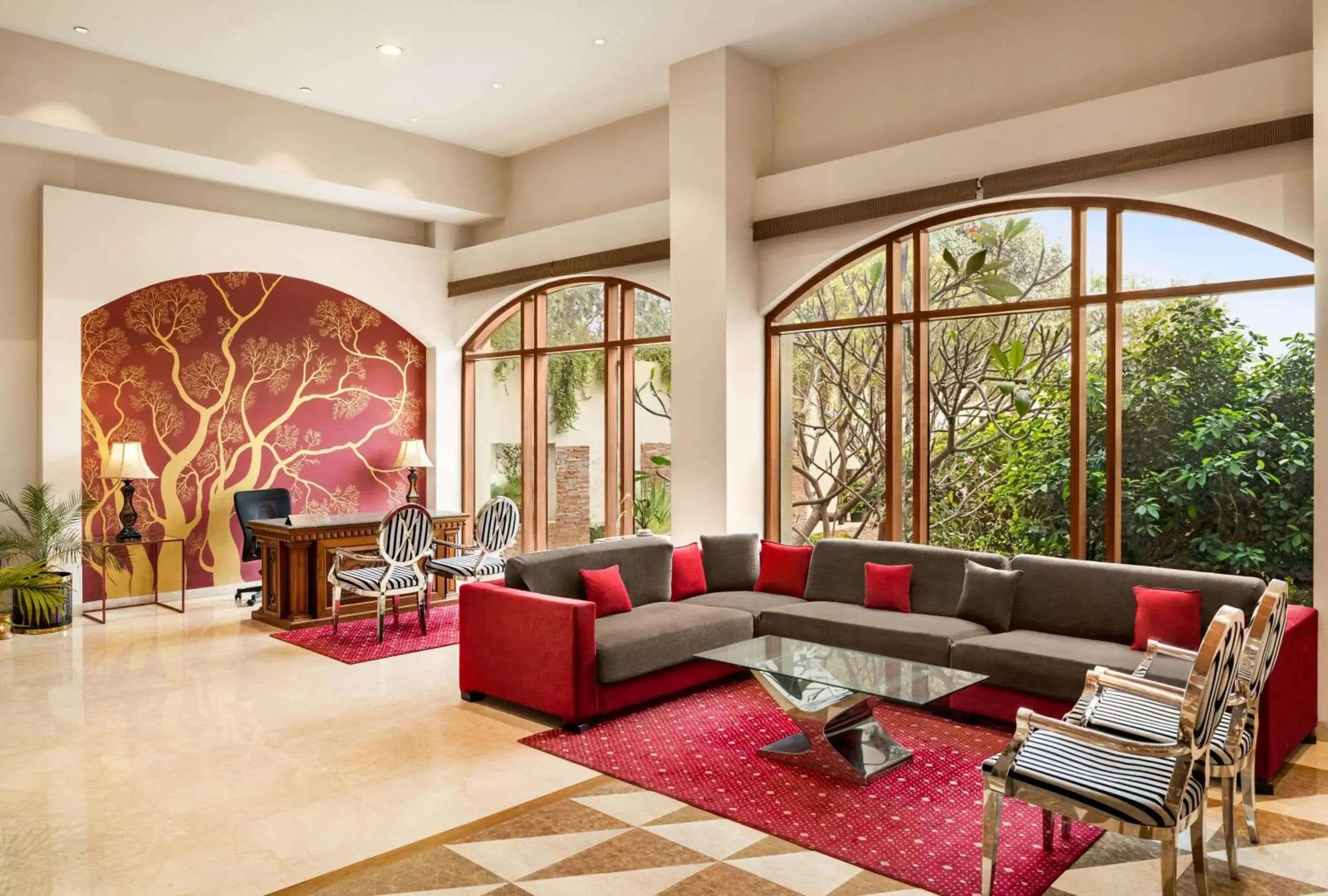 Lobby or reception in Ramada by Wyndham Jaipur Jaisinghpura Lobby or reception in Ramada by Wyndham Jaipur Jaisinghpura