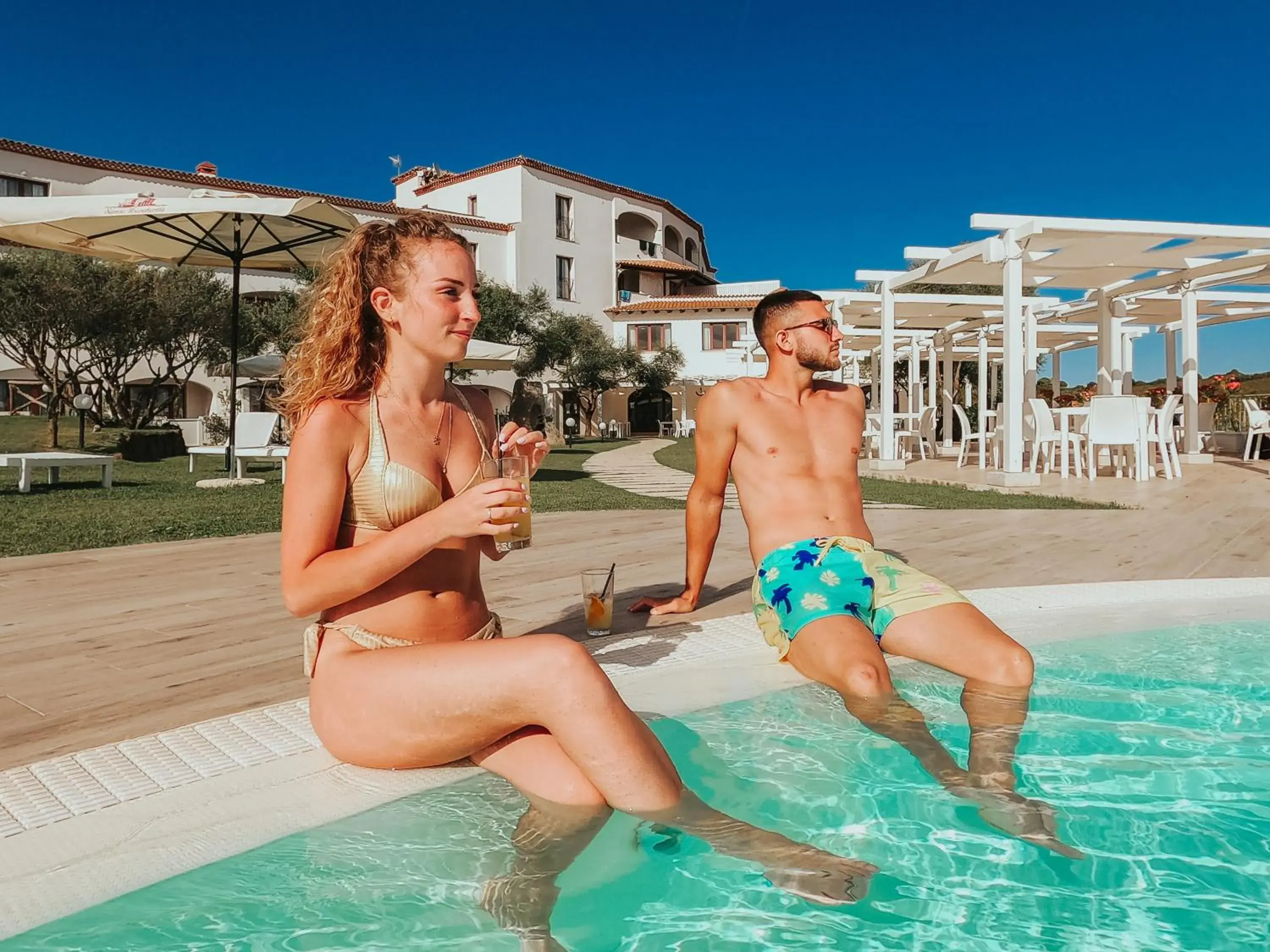 Garden, Swimming Pool in Hotel dP Olbia - Sardinia