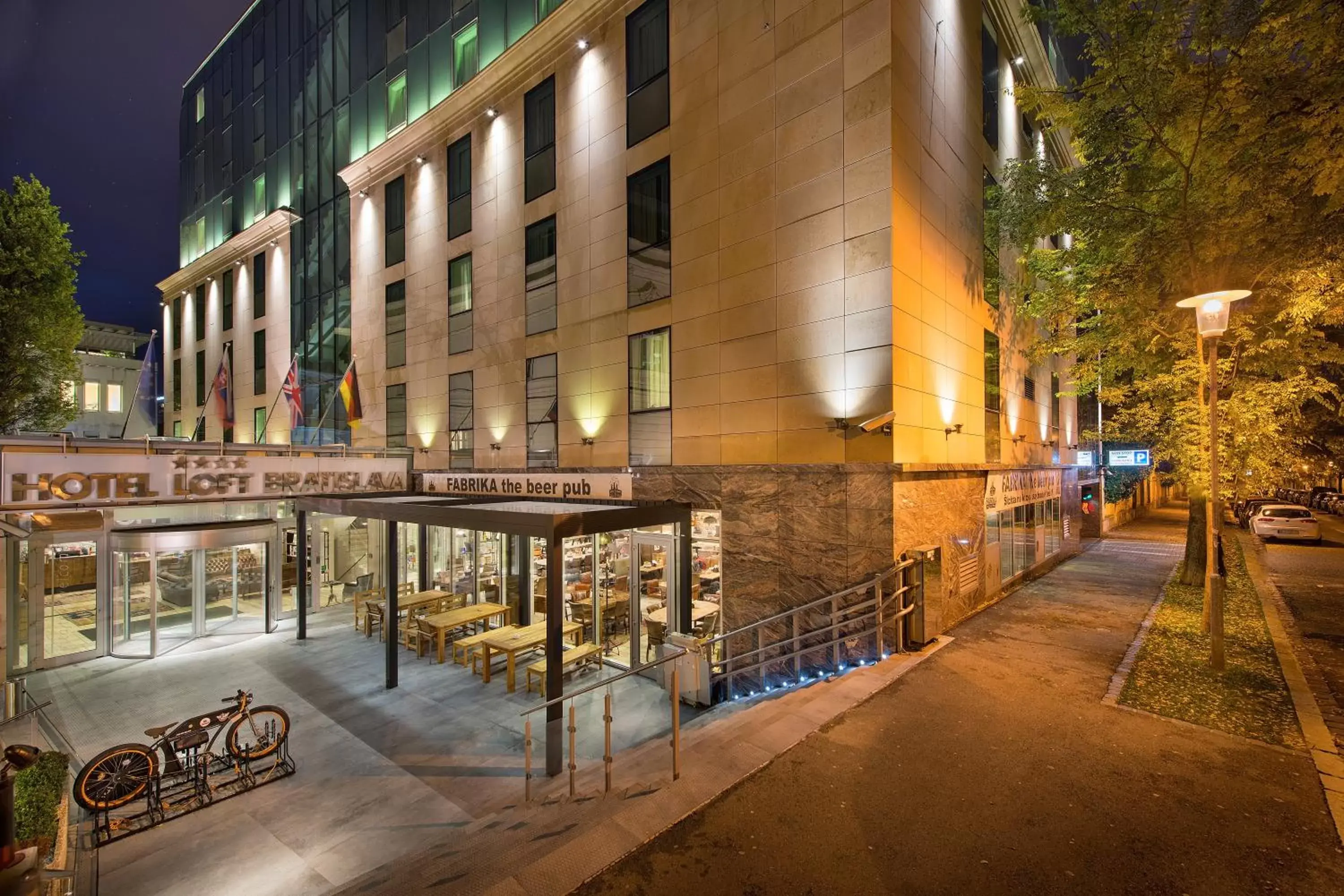 Property building in LOFT Hotel Bratislava Property building in LOFT Hotel Bratislava