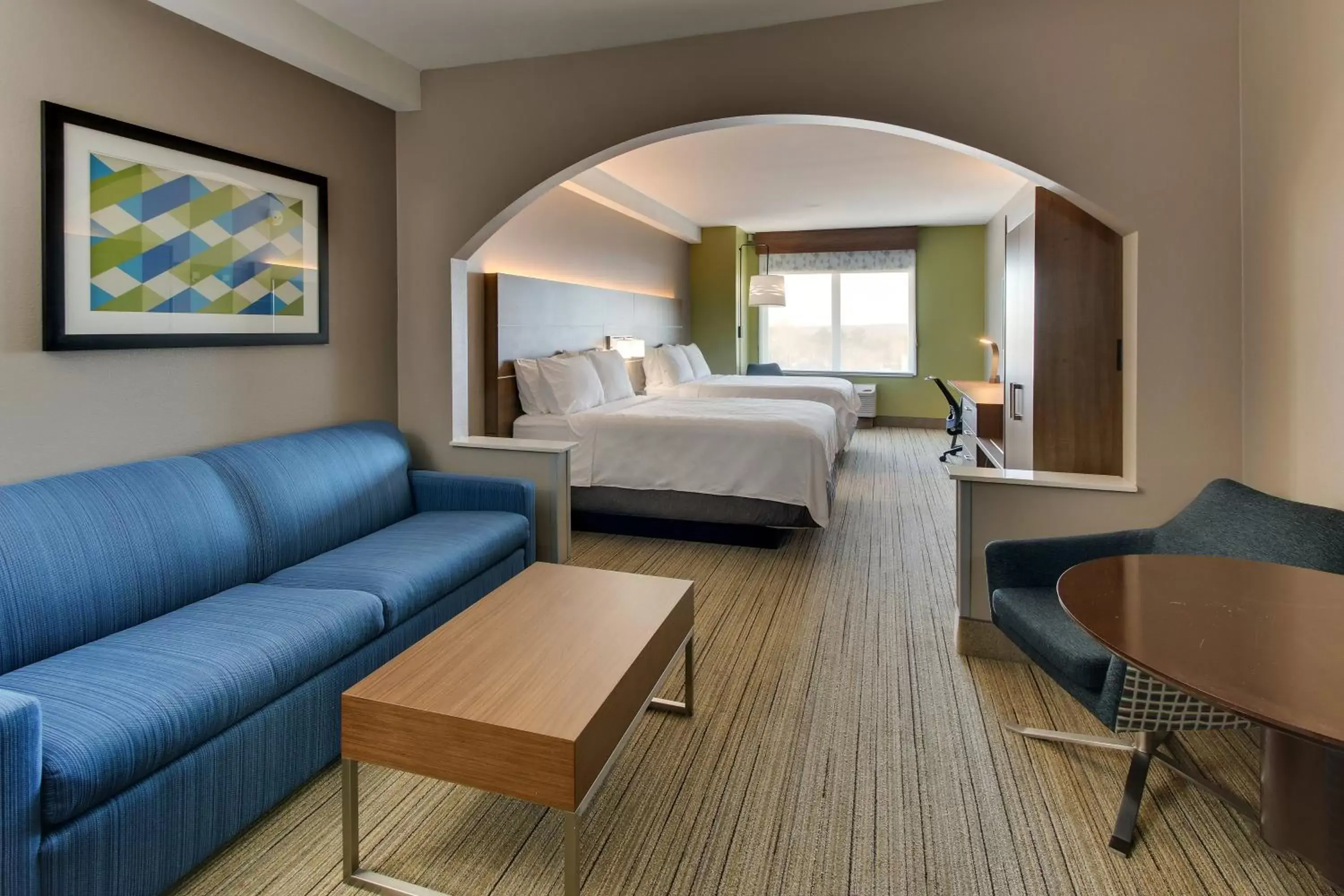 Bedroom in Holiday Inn Express Hotel & Suites Columbus-Fort Benning, an IHG Hotel