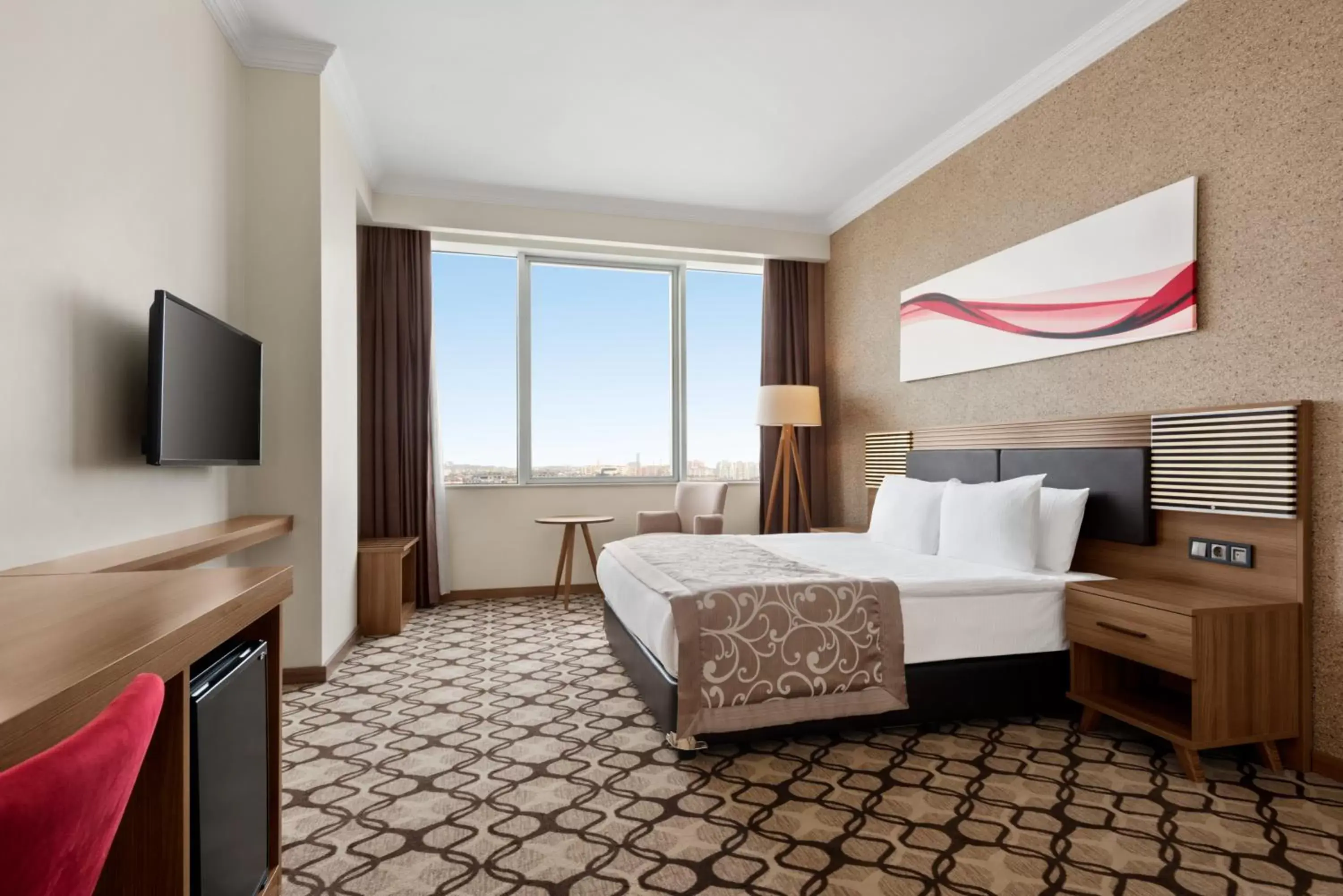 TV and multimedia, Bed in Ramada by Wyndham Diyarbakir