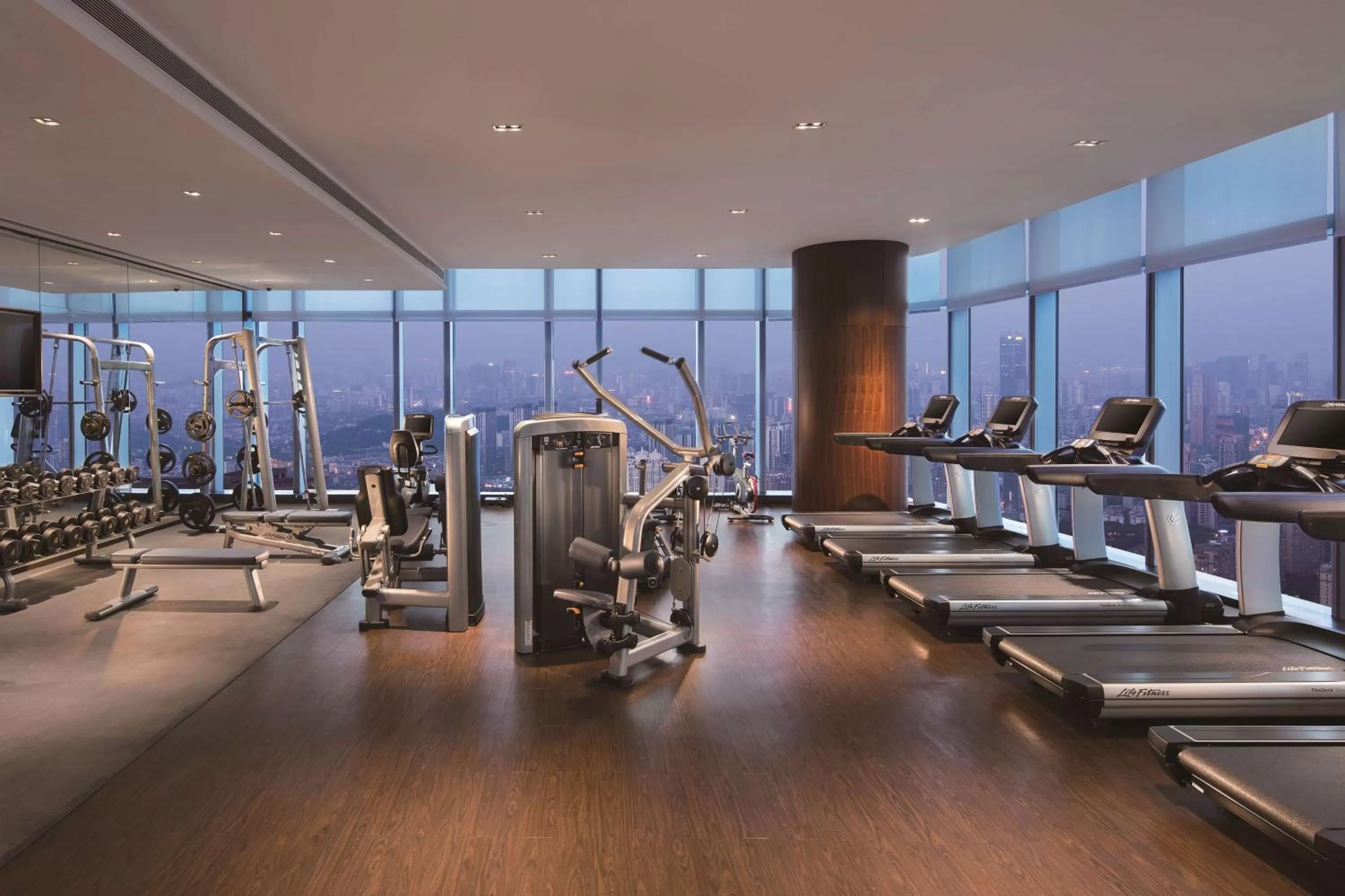 Fitness centre/facilities in Hilton Fuzhou