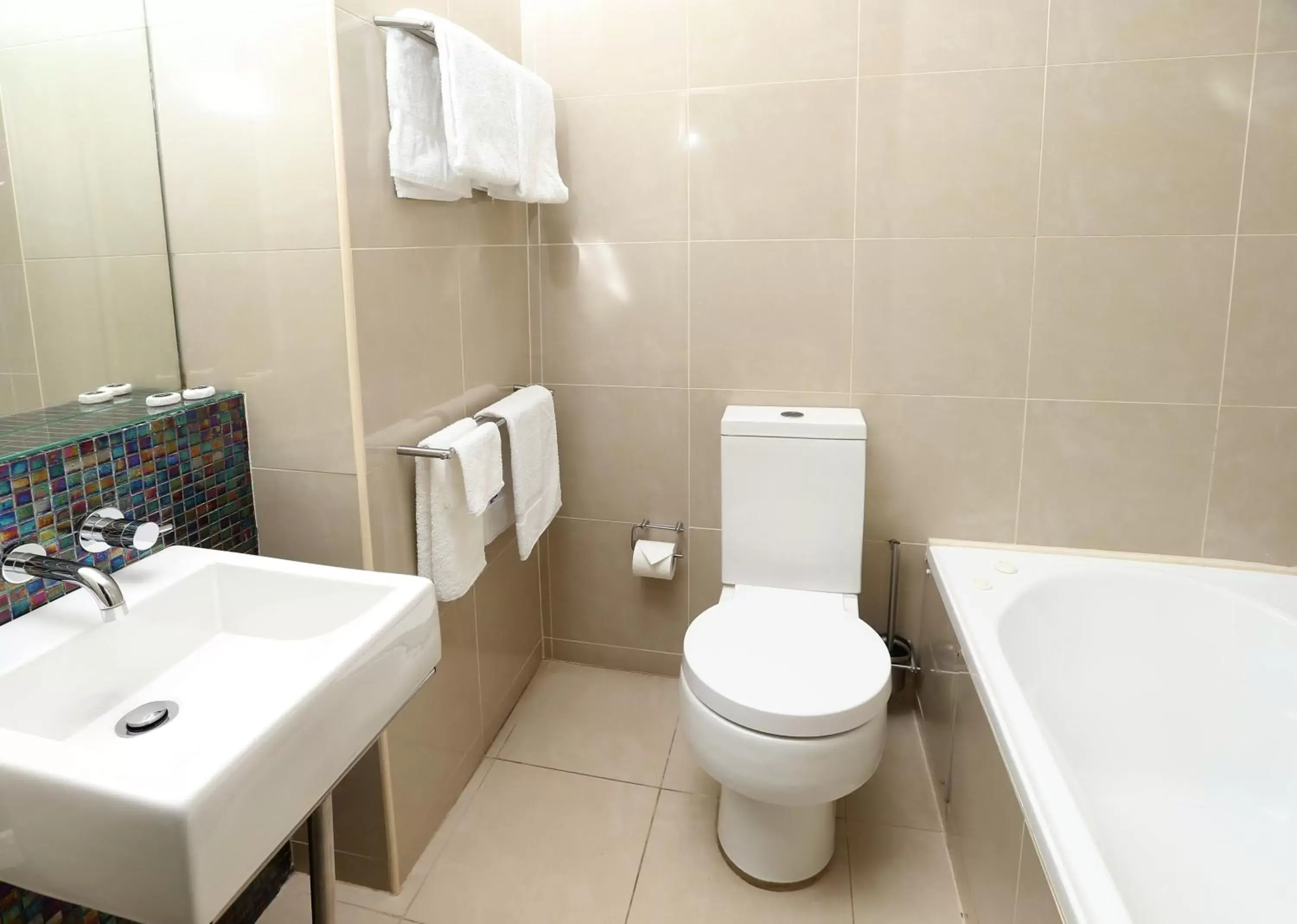 Bathroom in Sandcastle Apartments